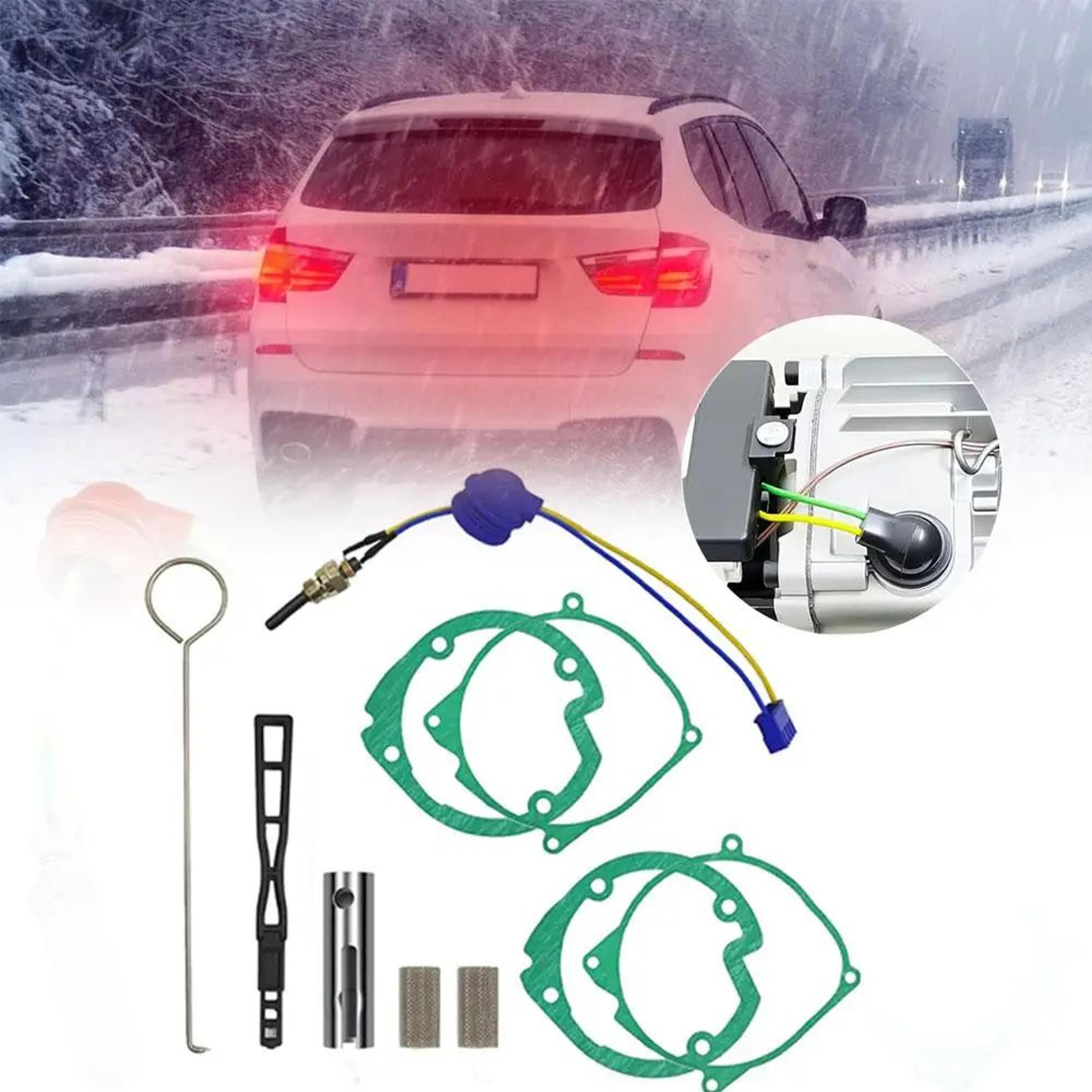 12V Ceramic Glow Plug For Diesel Parking Heater  Silicon Nitride Ignition Needle Red Cap Piston Air 10