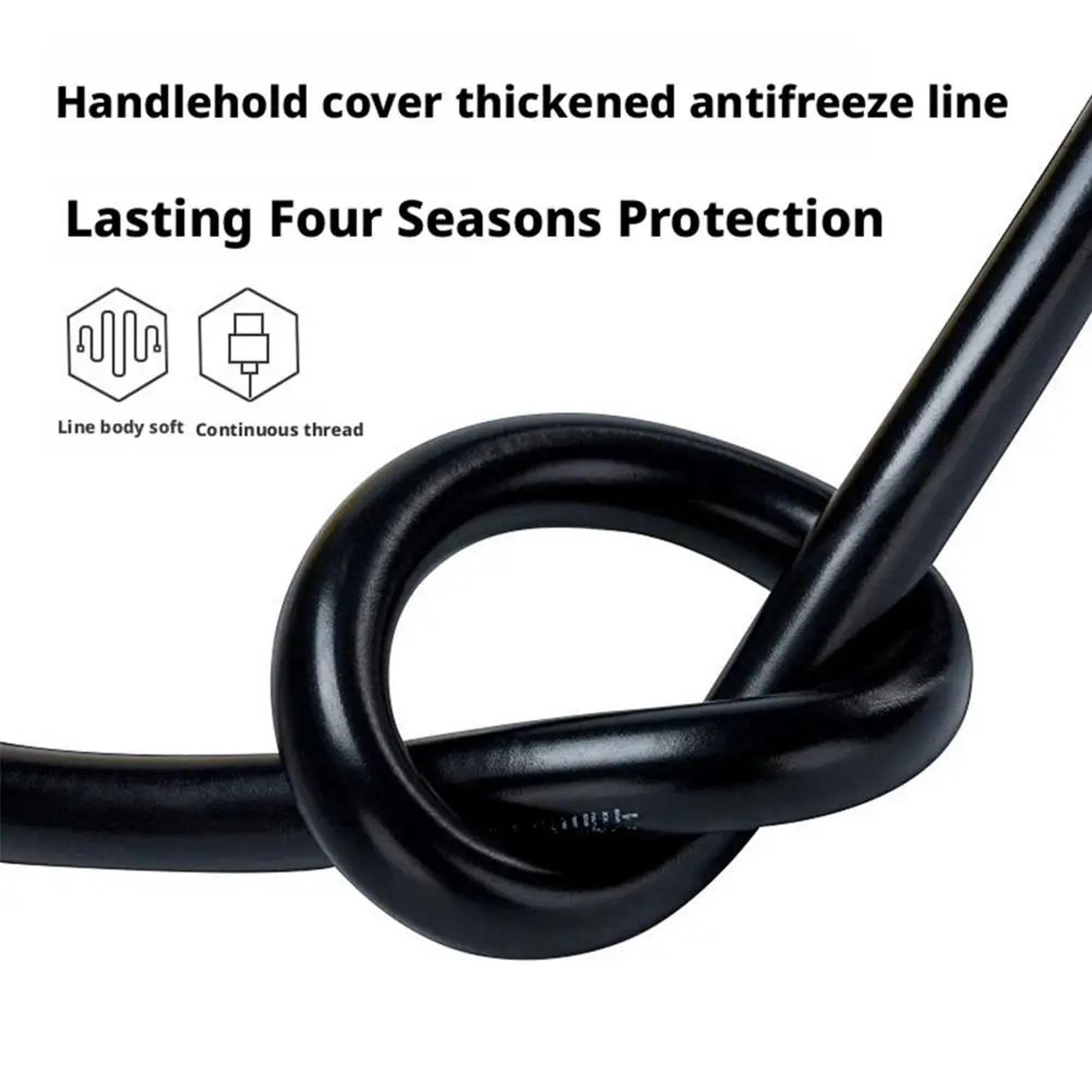 3Level Electric Heated Motorcycle Grips  Winter Handlebar Warmer Covers Adjustable Heat Control Col 15
