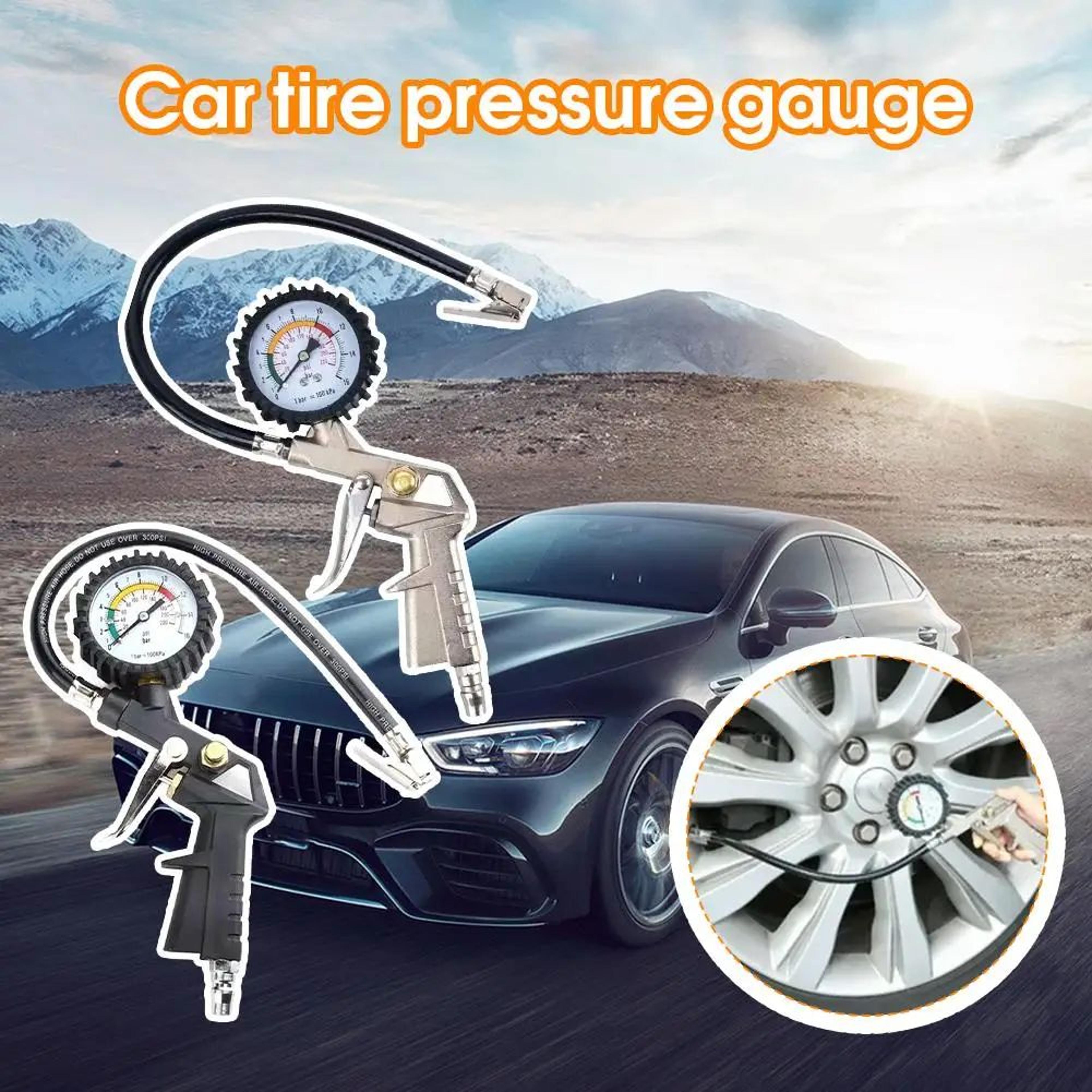 HighPrecision Digital Tire Pressure Gauge  OilFilled Inflation Meter With LCD Display For Accurate  1