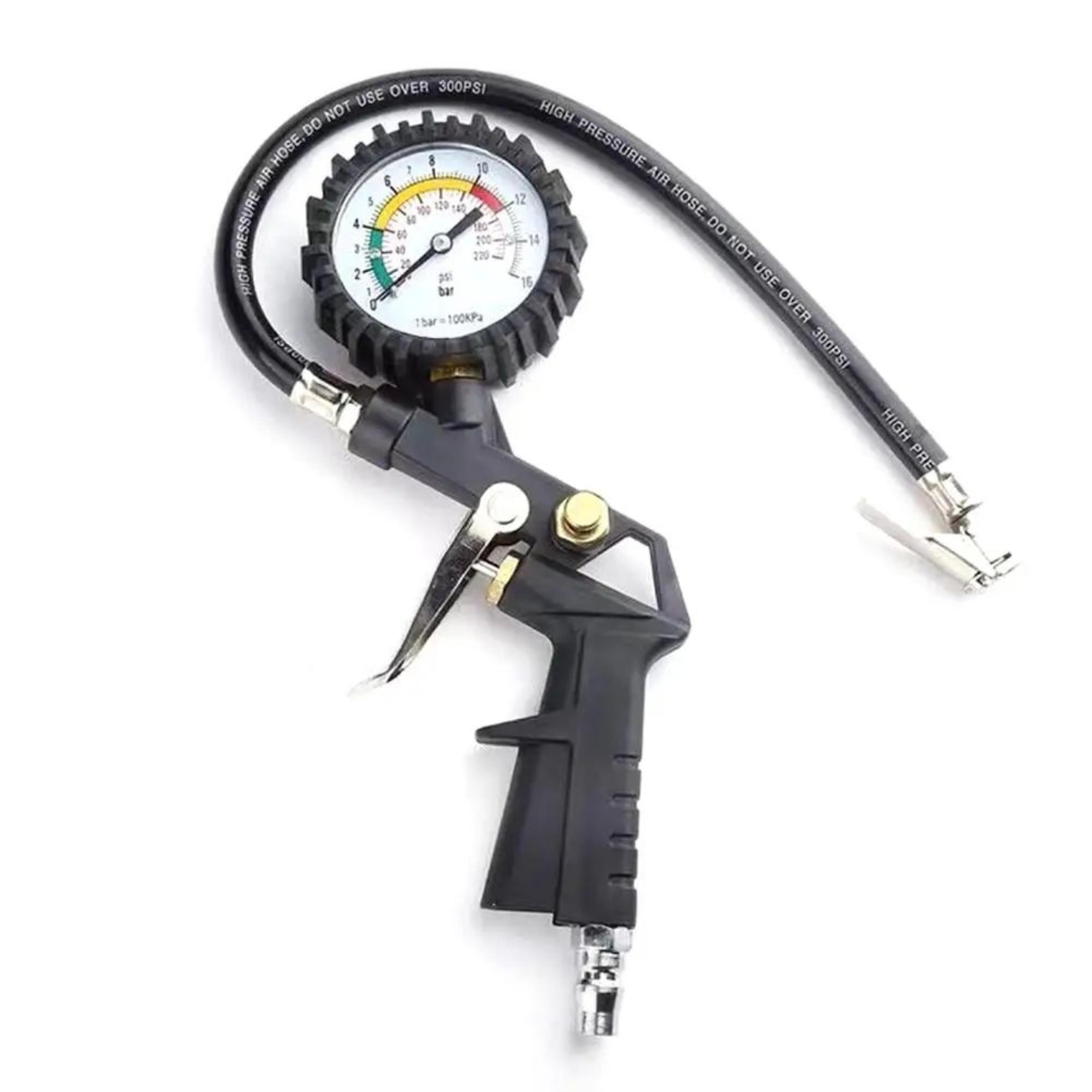 HighPrecision Digital Tire Pressure Gauge  OilFilled Inflation Meter With LCD Display For Accurate  6