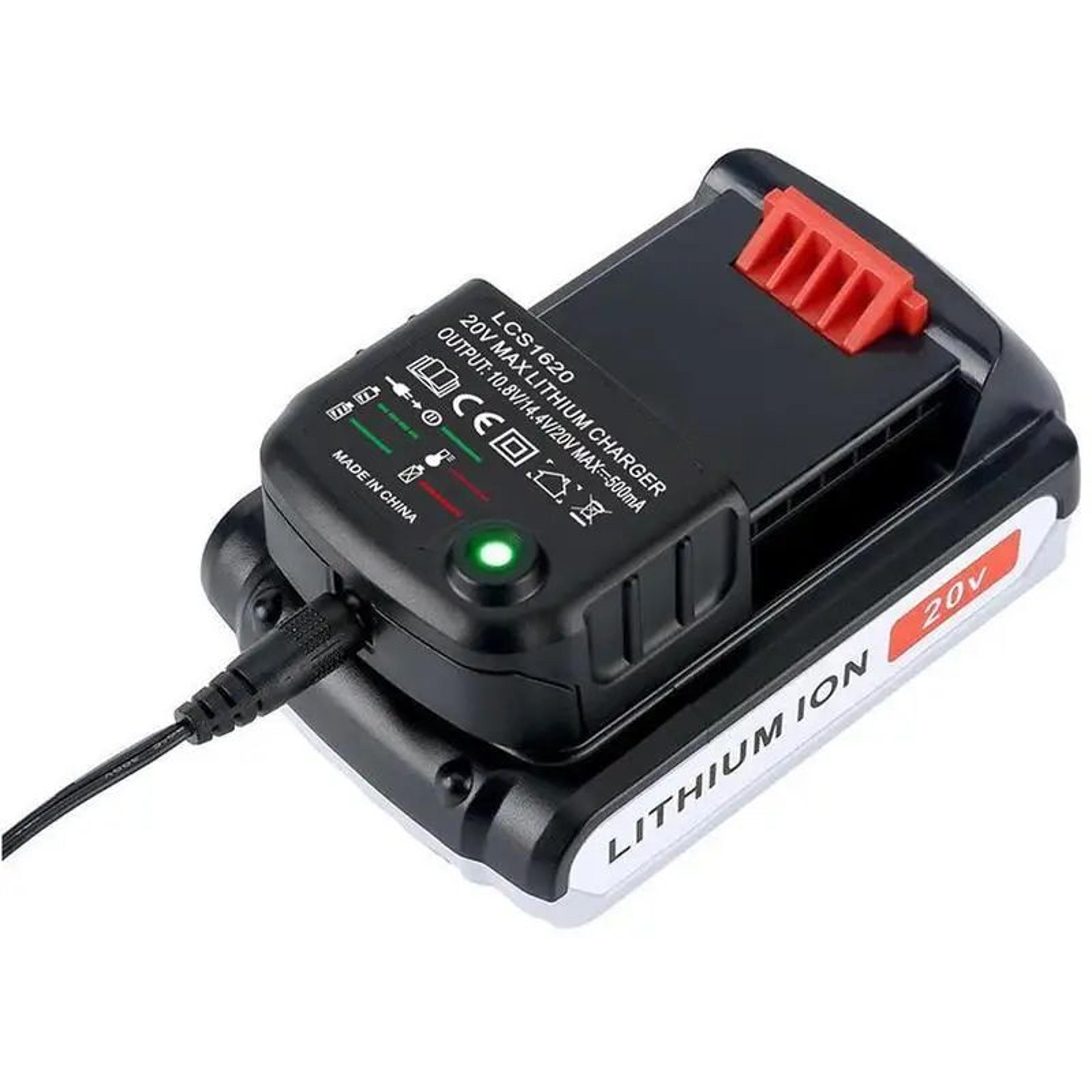 20V Lithium Battery Charger For Black  Decker  LCS1620 Power Tool Adapter Fast  Safe LiIon Charging 3