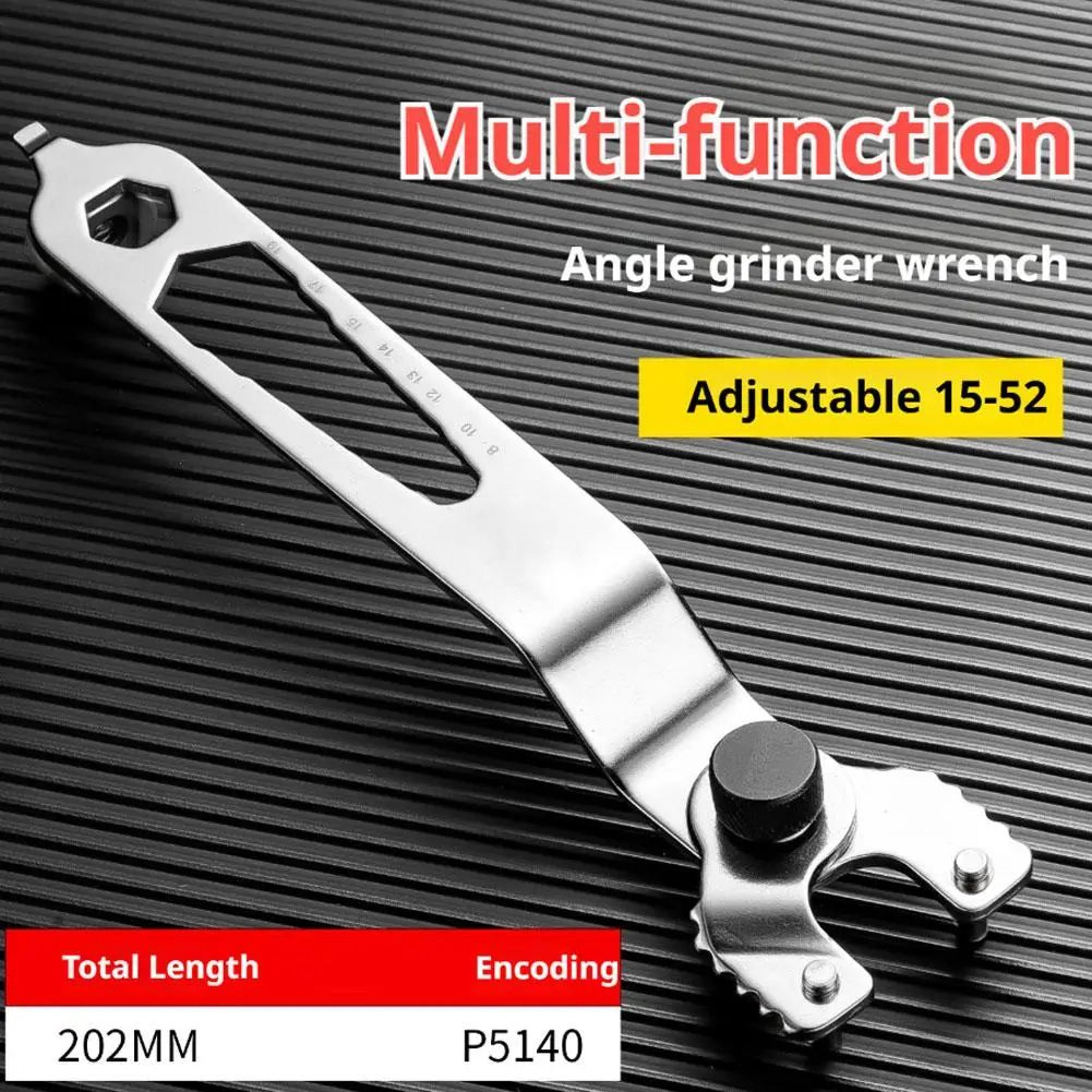 12in1 Angle Grinder Wrench Tool  MultiFunction Adjustable Spanner For Grinder Discs Nuts  Household 0