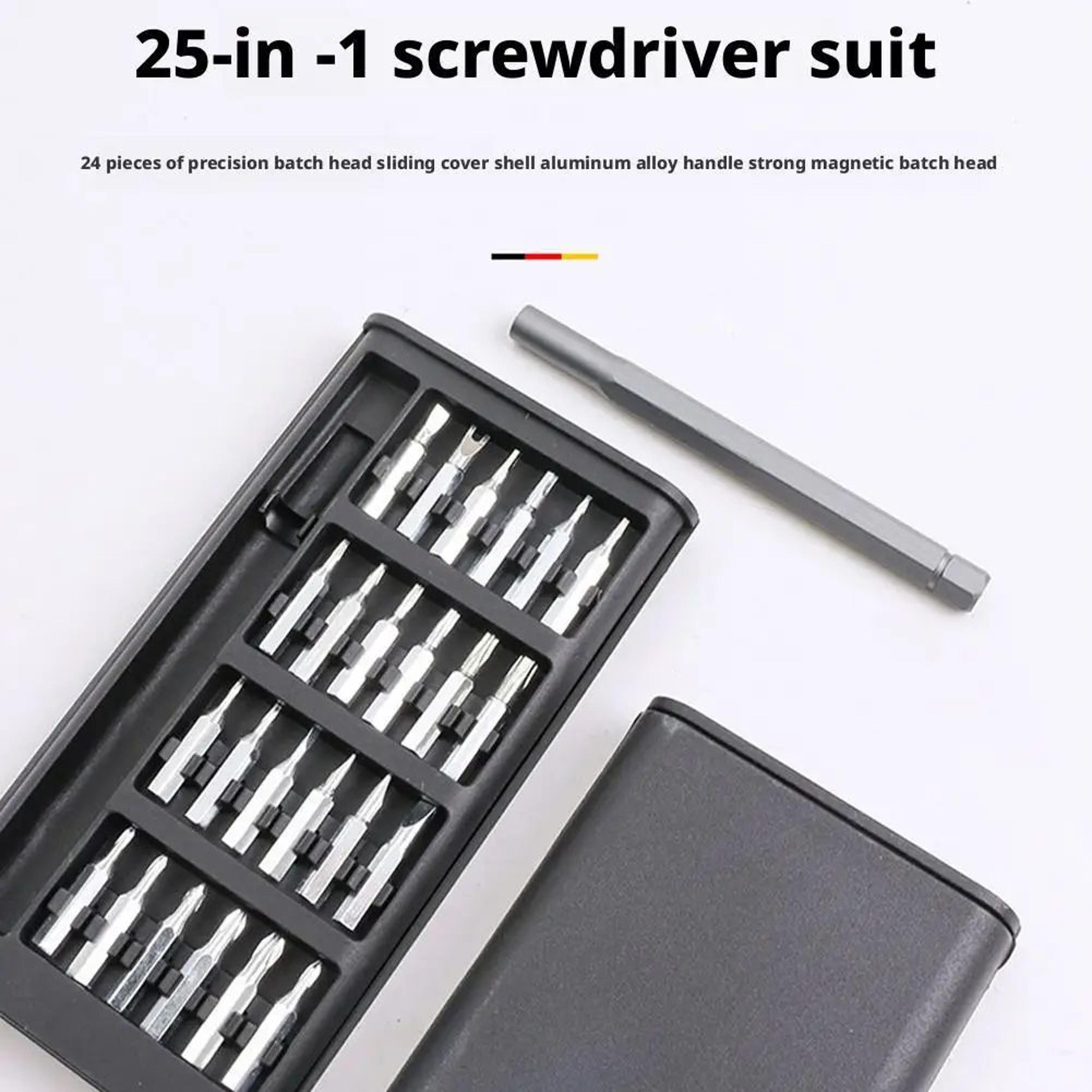 24in1 Precision Screwdriver Set  Magnetic Repair Tool Kit For Phone Glasses  Electronics HexFlat Bi 0