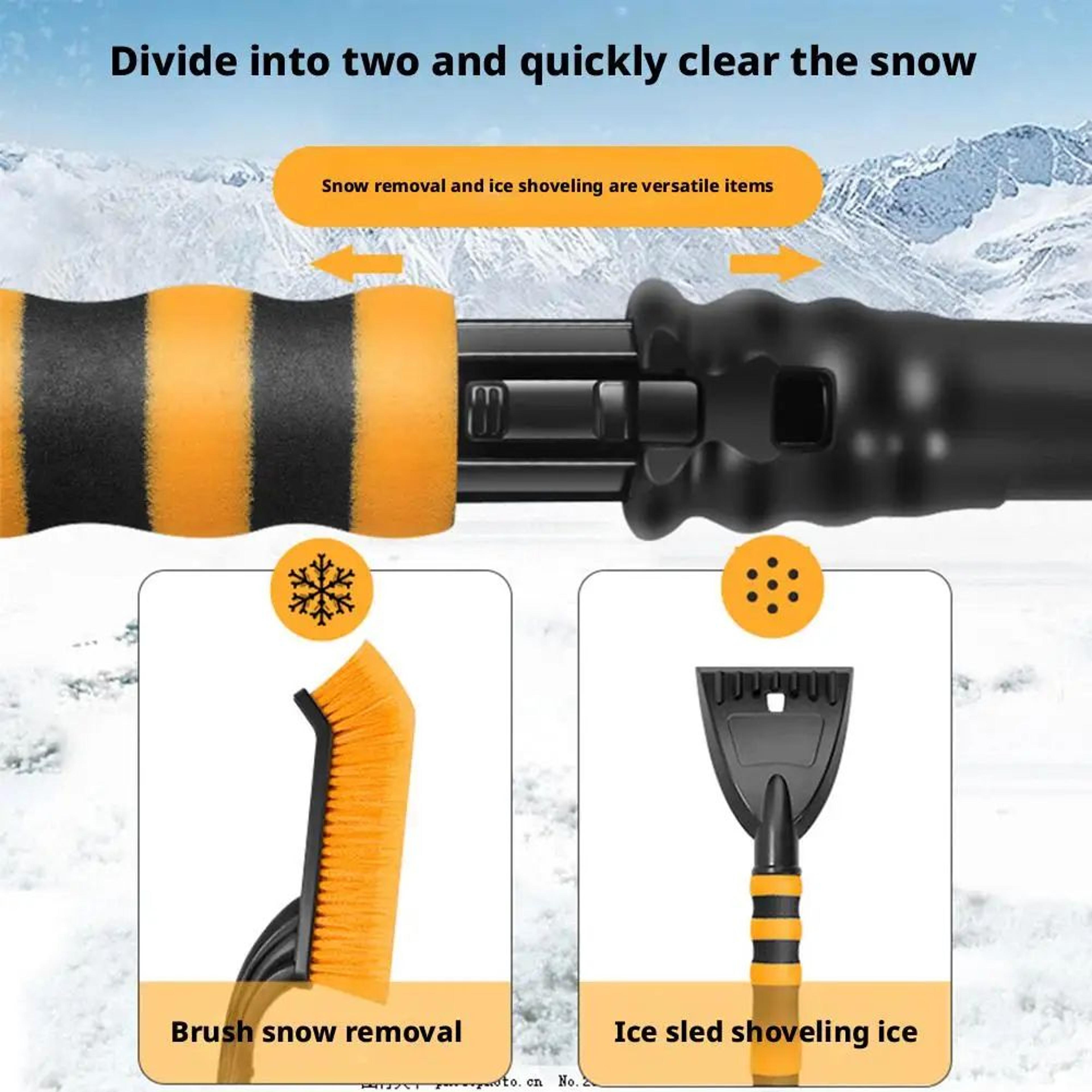 Rotating Handle Car Snow Shovel  Ice Scraper  Removable Winter Deicing Tool For Windshield Defrosti 3