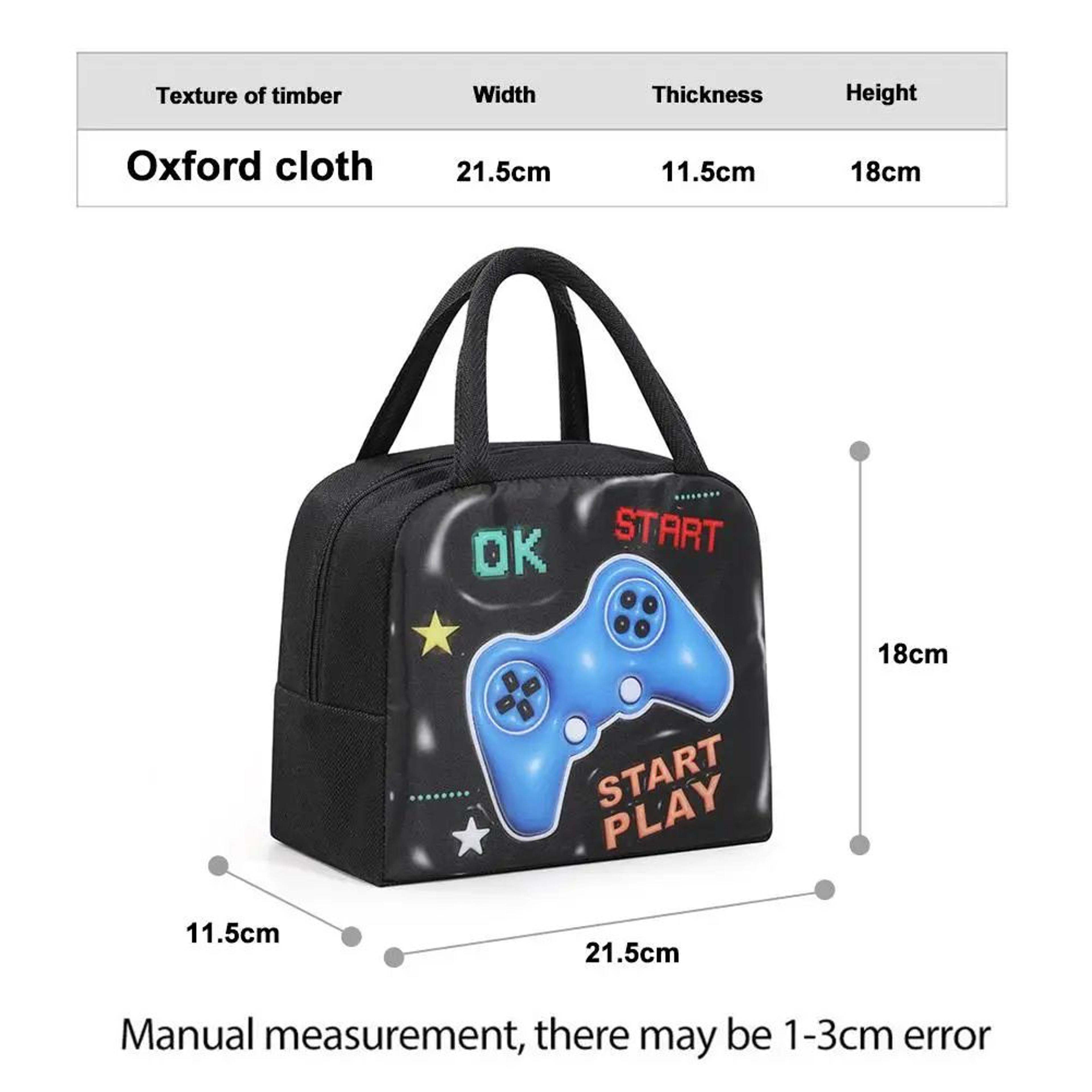 Kids Cartoon Insulated Lunch Bag  Portable Thermal Bento Cooler Tote With Ice Pack Space For School 5