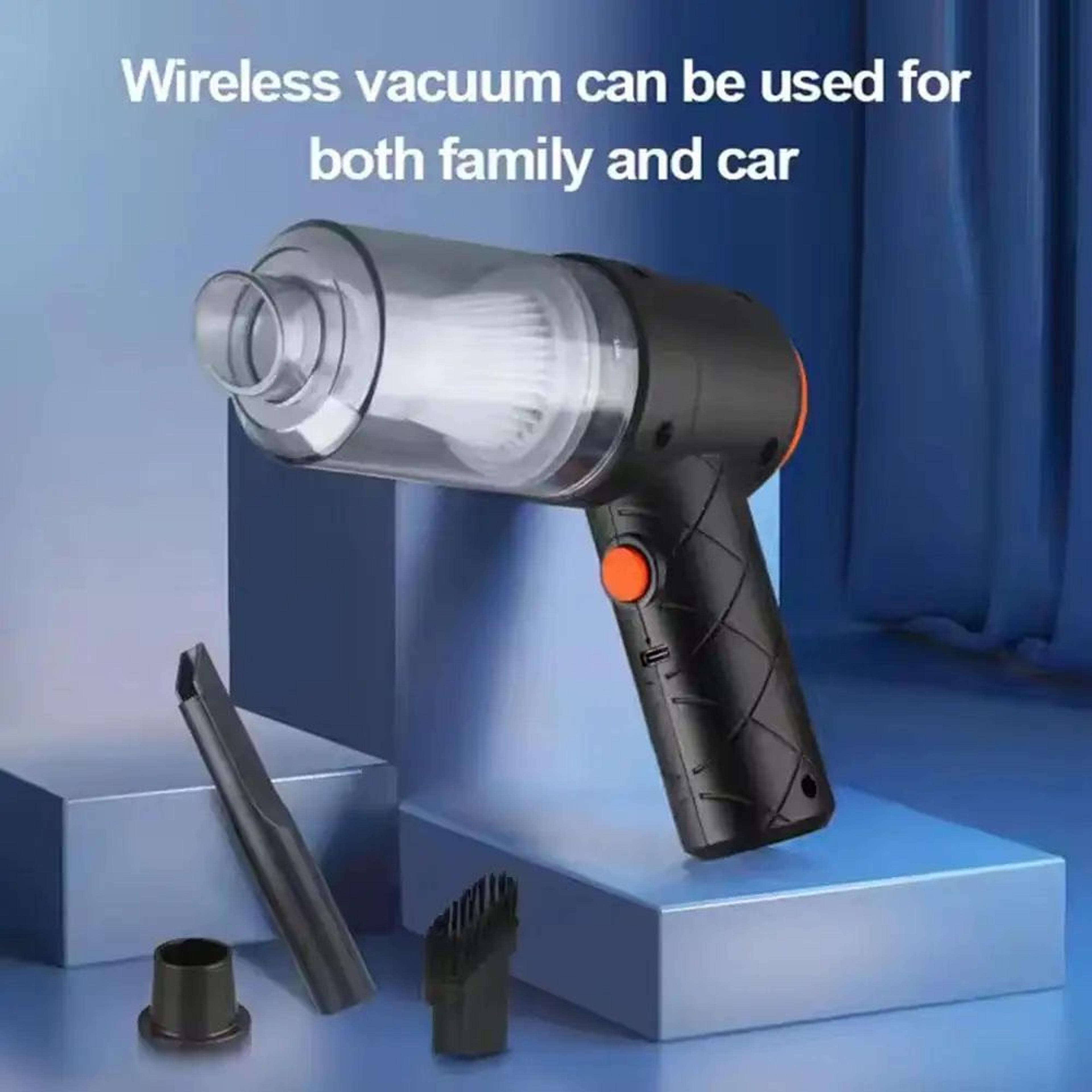 Mini Cordless Vacuum Cleaner For Car  Home  120W Handheld Suction  Blower Lightweight Portable Dust 1