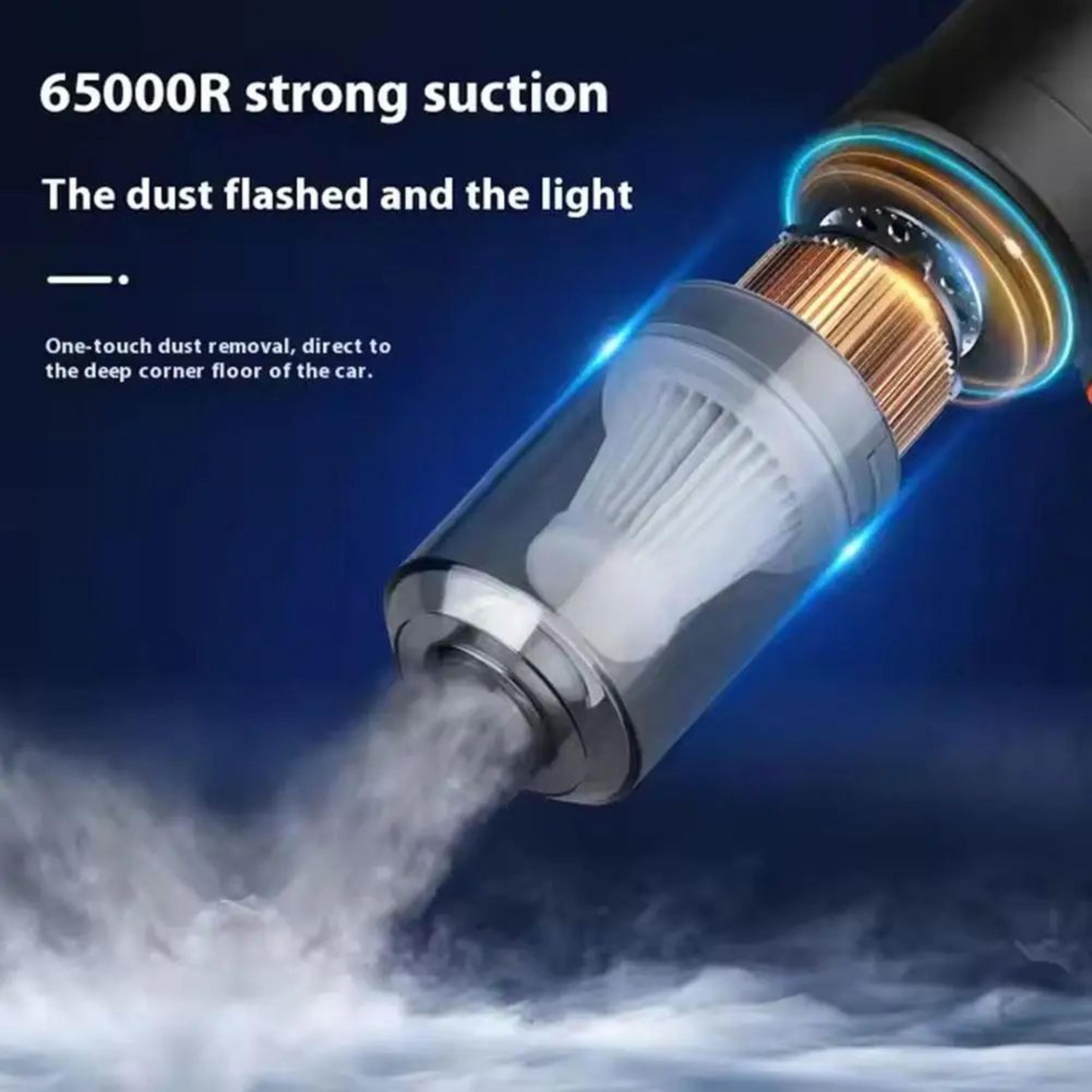 Mini Cordless Vacuum Cleaner For Car  Home  120W Handheld Suction  Blower Lightweight Portable Dust 2