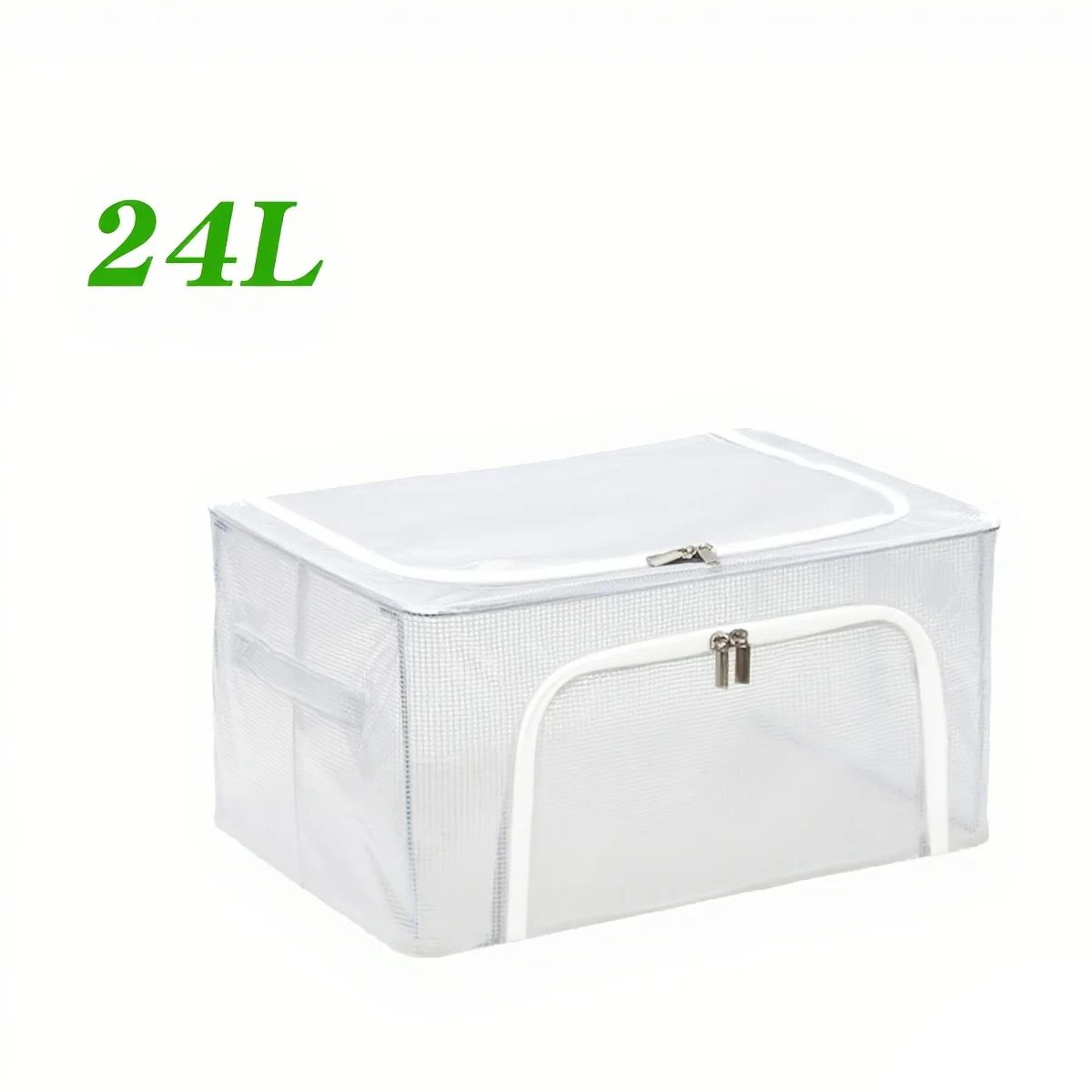 Folding Clothes Storage Box Organizer  Durable Polyester SpaceSaving Wardrobe Bin For Dorm Closet   2