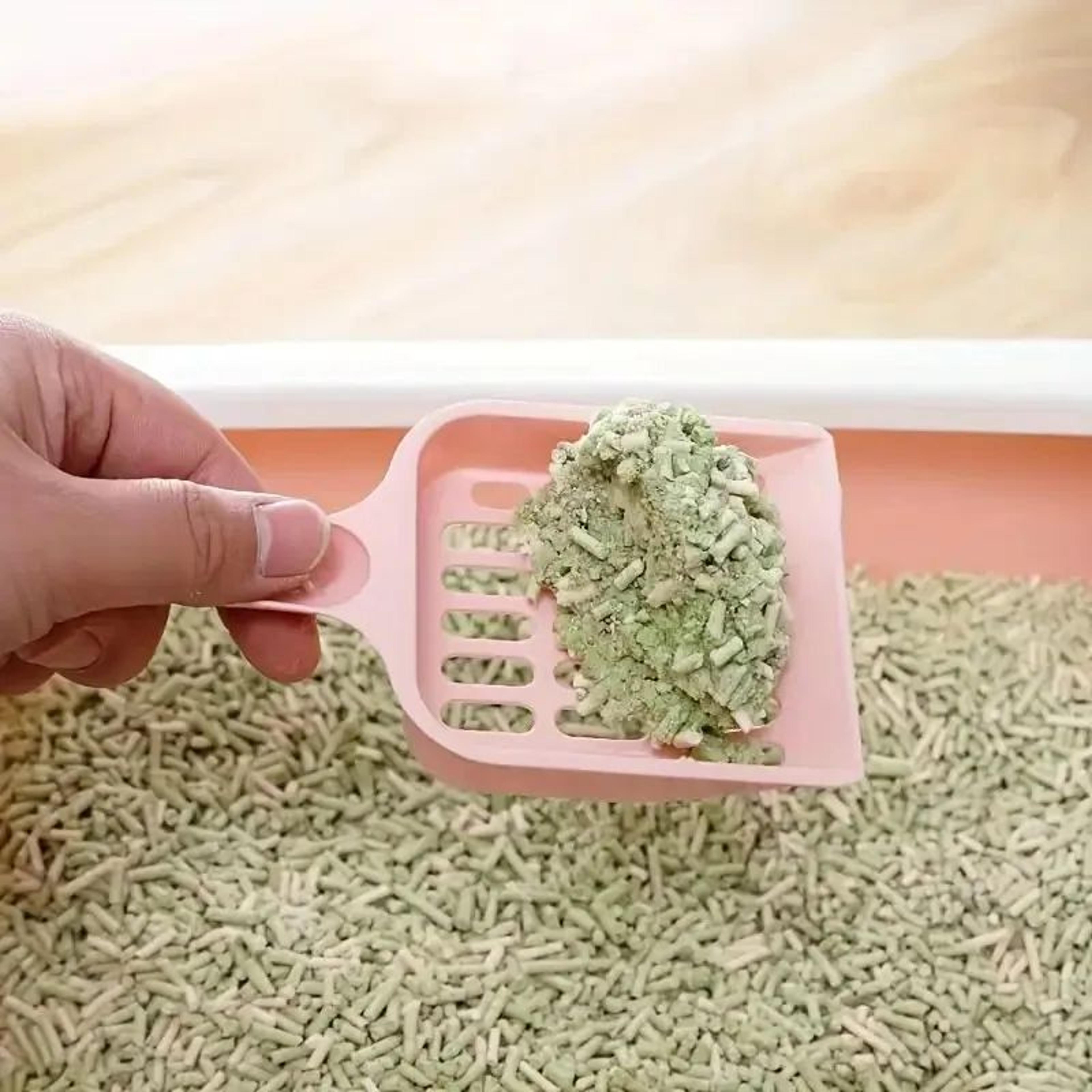 Fine Mesh Cat Litter Scoop With Durable Plastic Handle  Fast Easy Cleaning Pet Waste Shovel For Cat 4