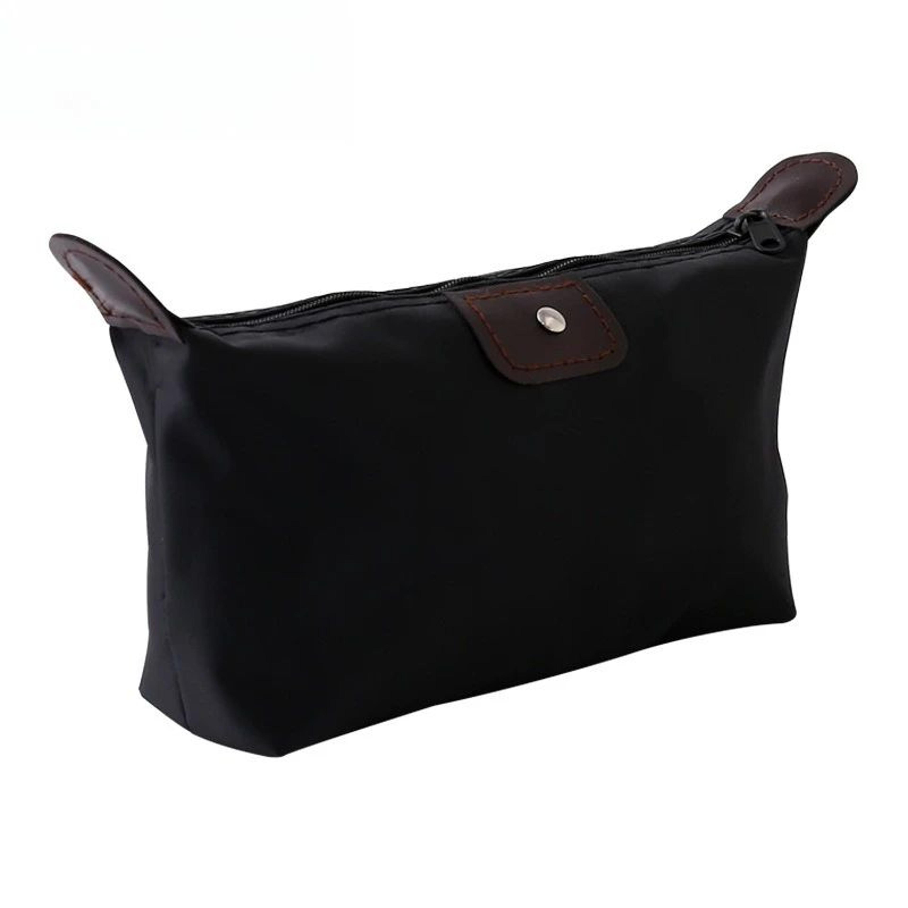 Large Capacity Travel Cosmetic Bag With Zipper  Cute Portable Makeup Clutch Organizer For Toiletrie 5