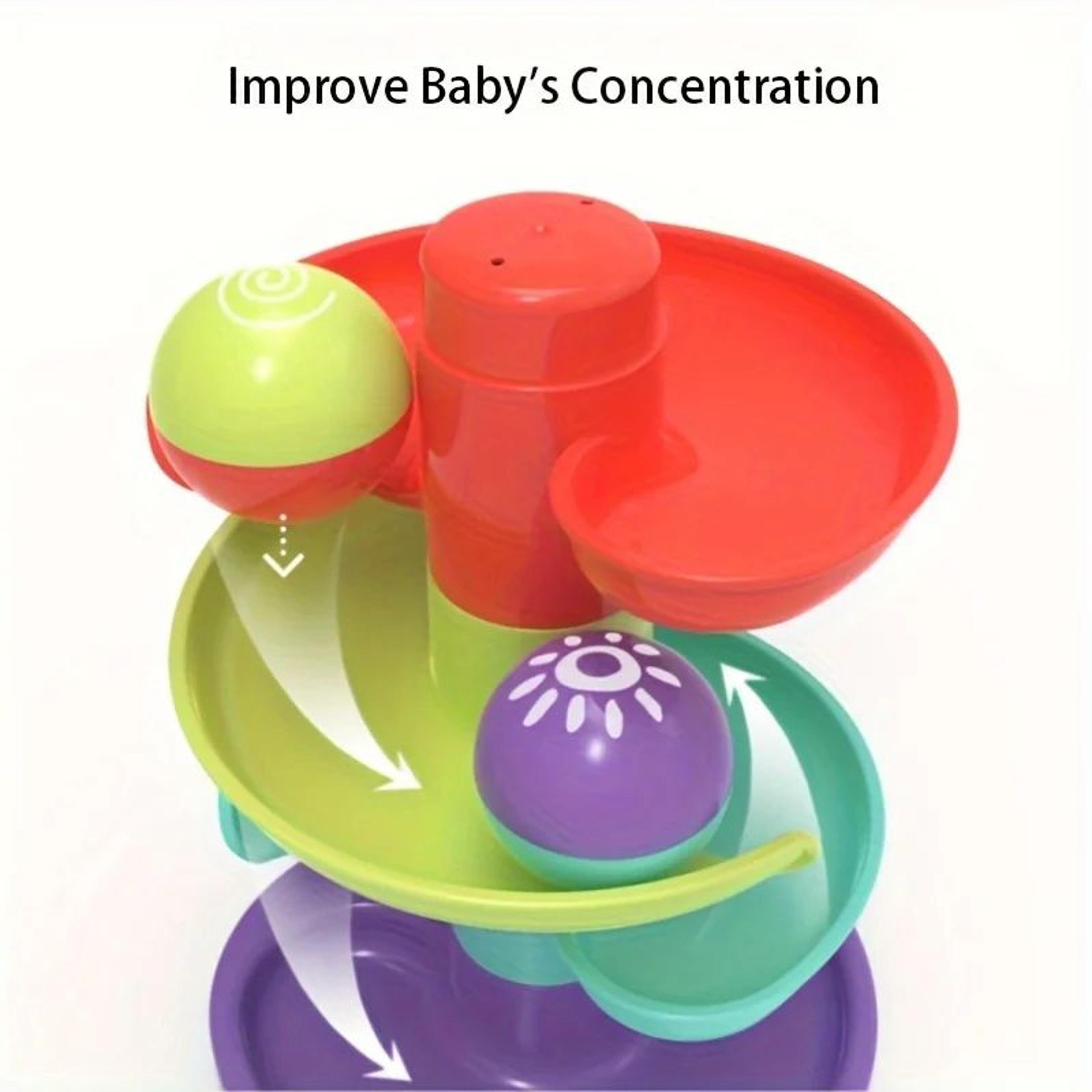 Educational Ball Track Tower Toy For Toddlers 10M  Rolling  Spinning Balls Fine Motor Learning Play 3