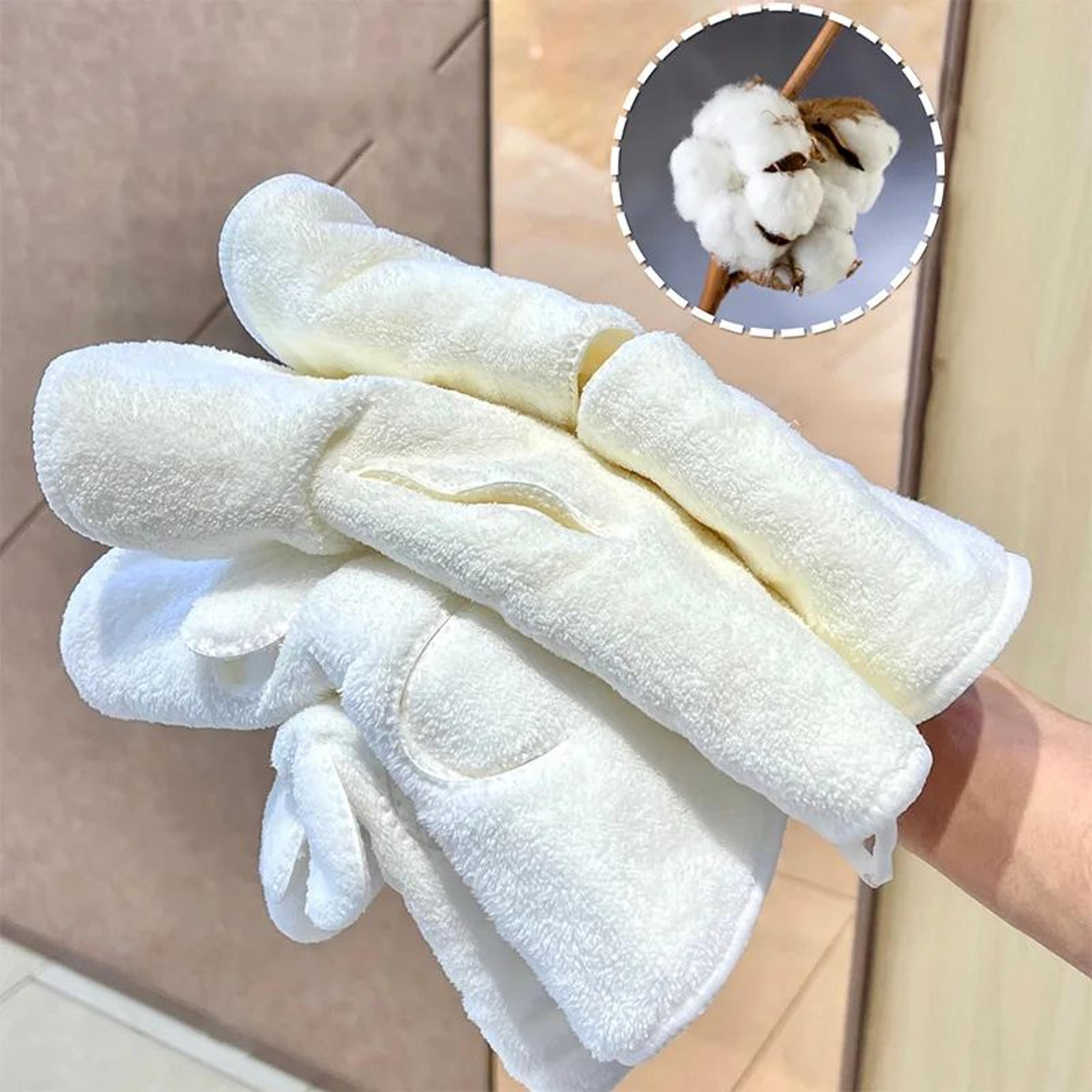 cotton hot compress face towel mask - steamed wet compress for pore opening, deep clean, spa facial skin care
