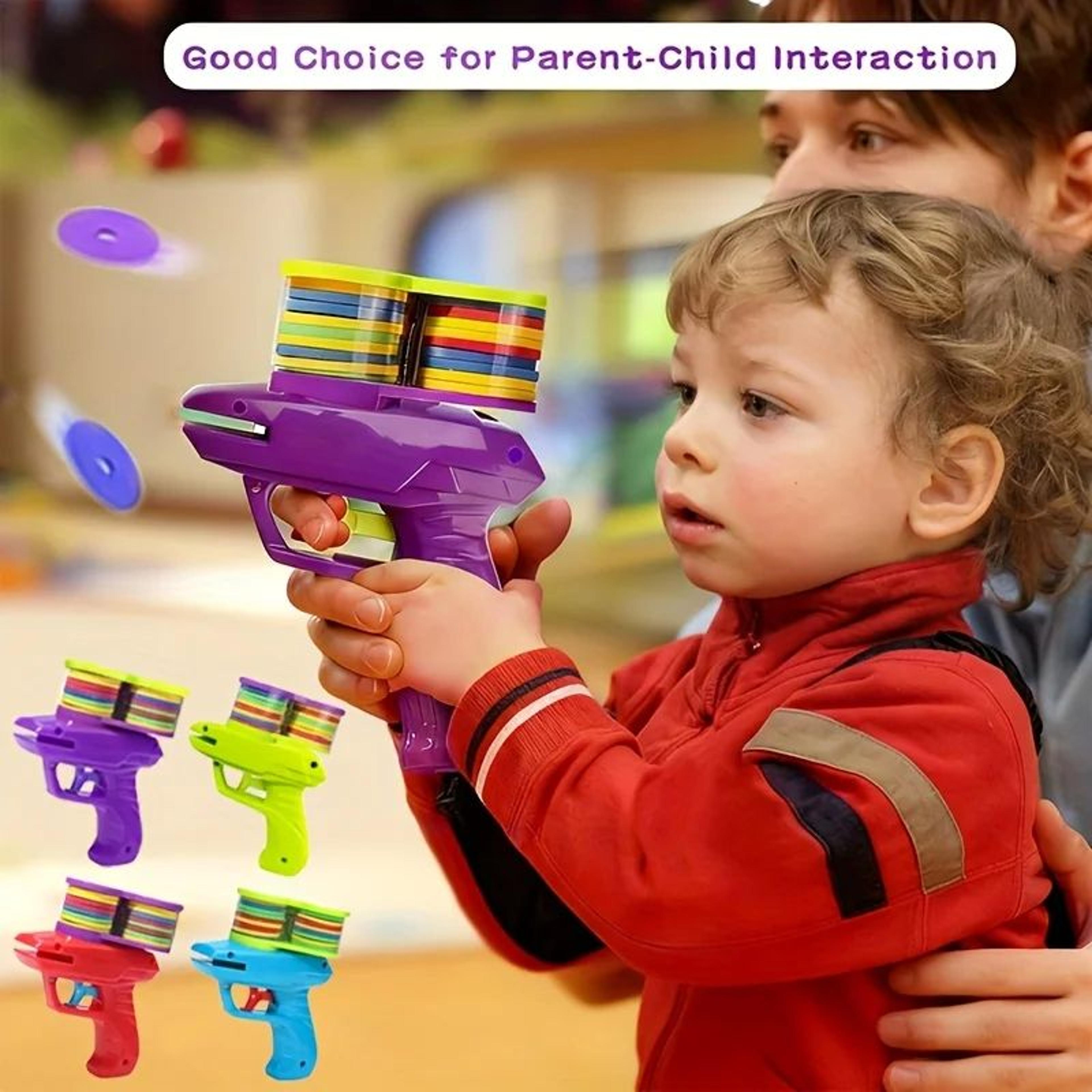3Hole Target Launcher Toy For Kids 3  Interactive Party Game ABS Mini Blaster Fun Christmas Gift Id 2