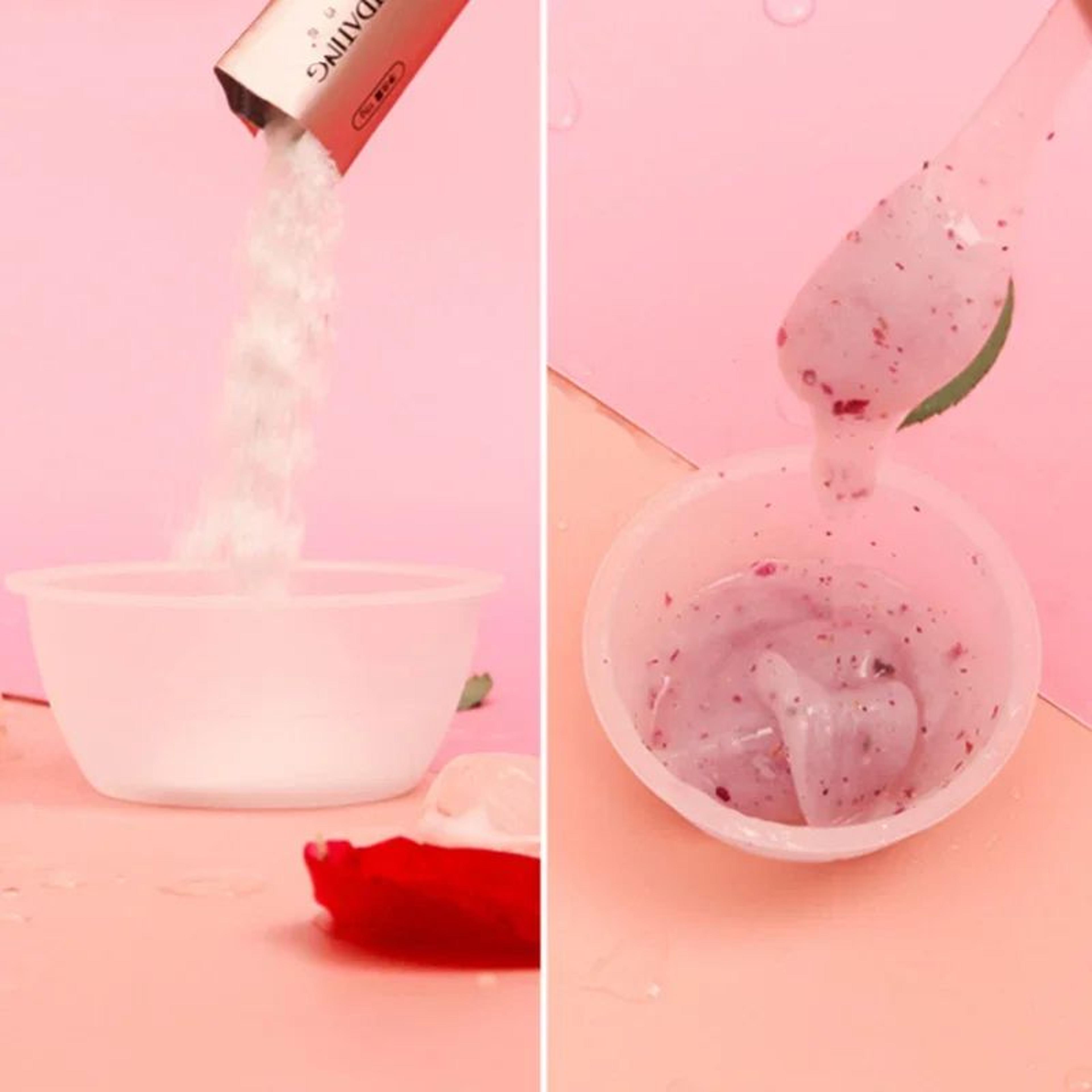 Hydro Jelly Face Mask Powder  Rose Whitening  Aloe Vera DIY Rubber PeelOff SPA Mask For Hydration   5