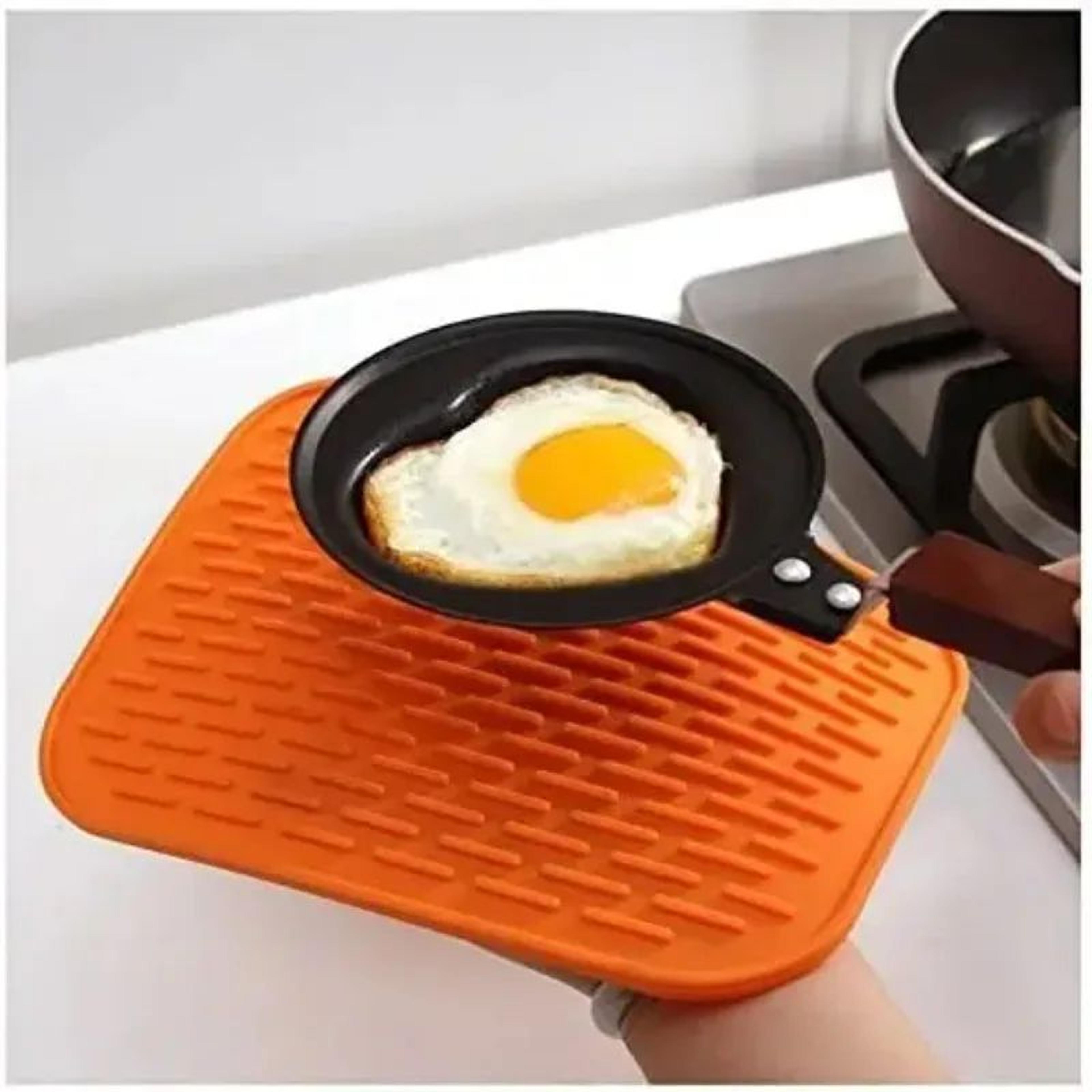 Heat Resistant Silicone Table Pad Trivet  Hot Pot  Pan Mat Protector Flexible EasyWash Coaster For  5