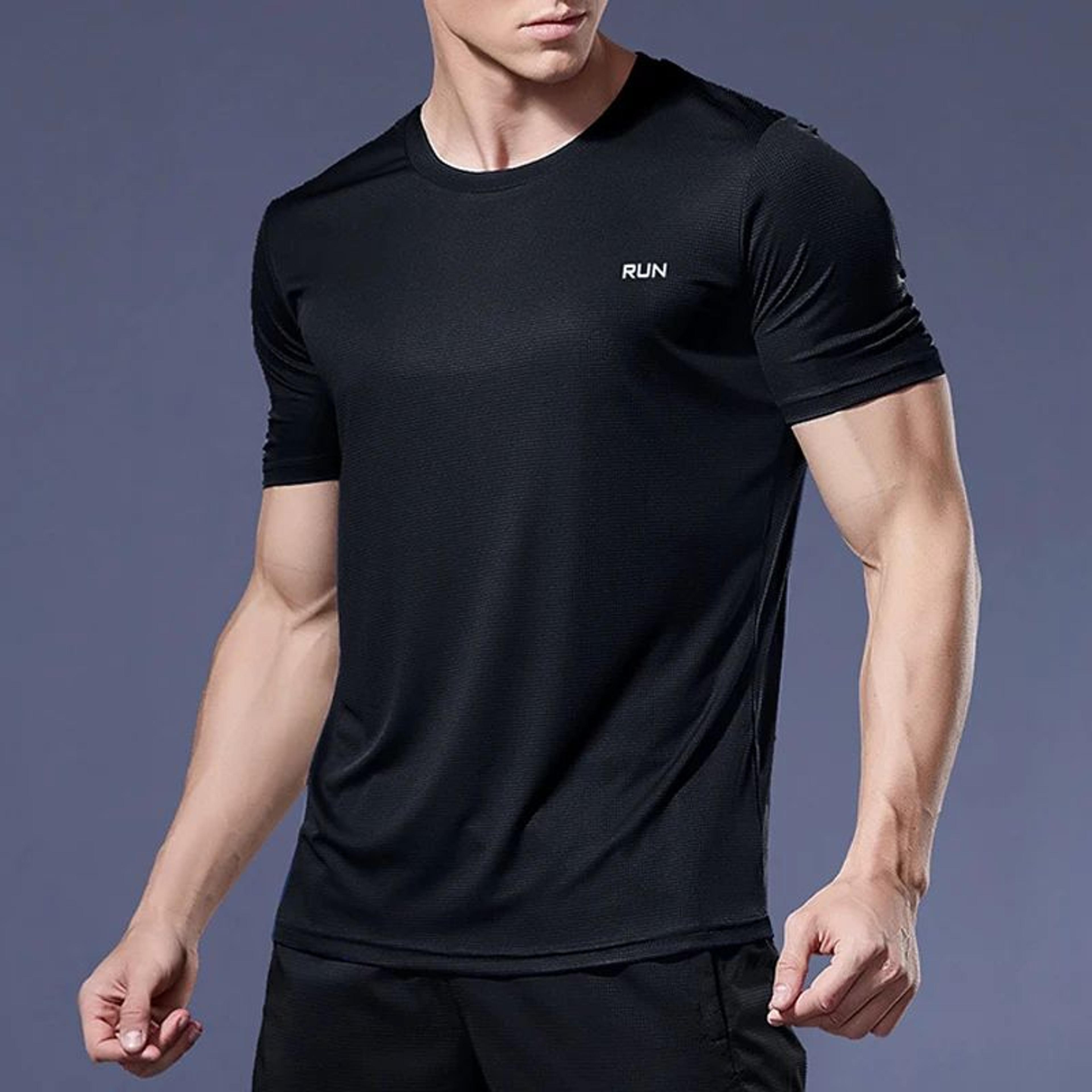 Mens Quick Dry Compression Sports TShirt  Running  Soccer Jersey Breathable Gym Fitness Top For Tra 1