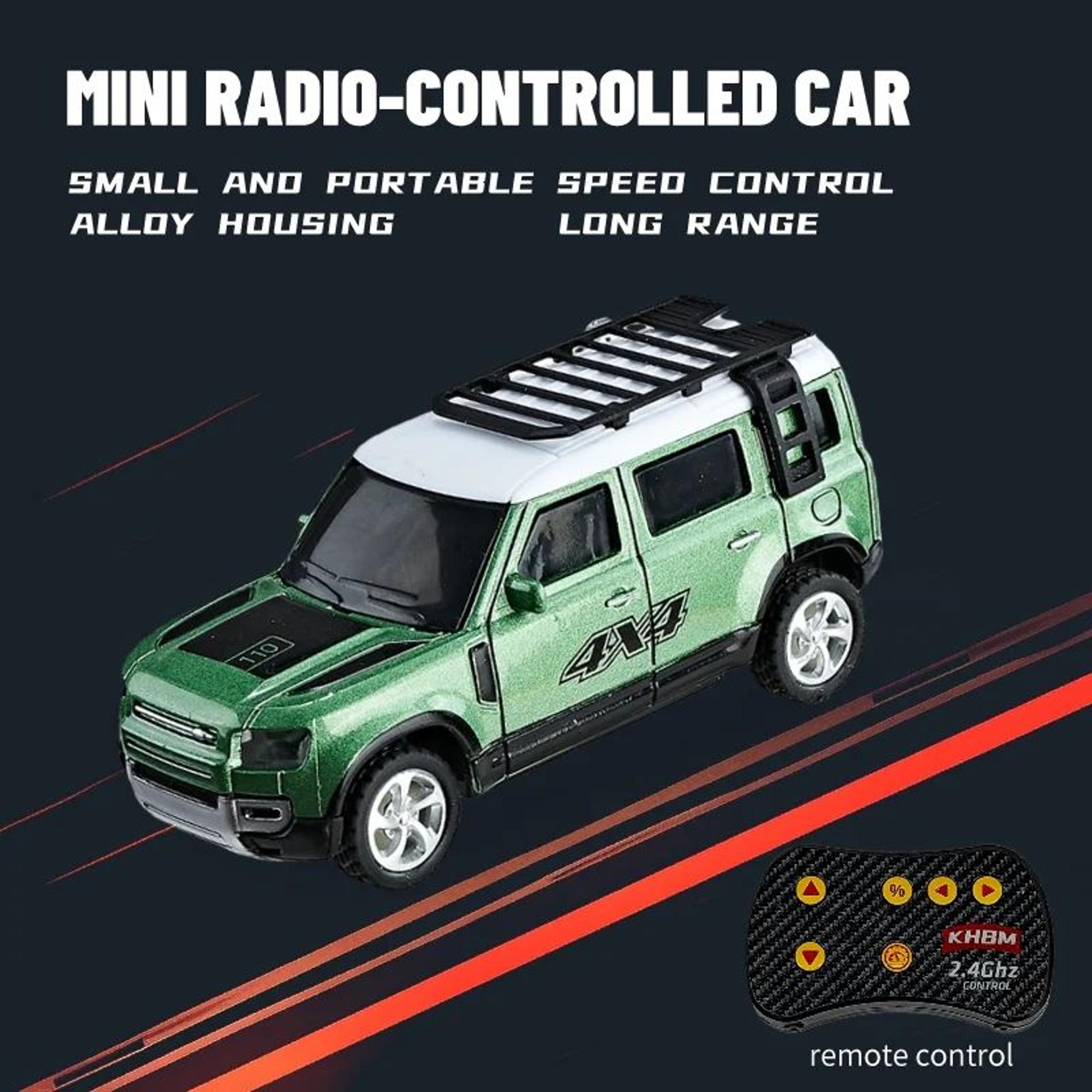 164 Mini RC Car Alloy  60Min Run Time 98131 Ft Remote Range USB Rechargeable Pocket Remote Control  6