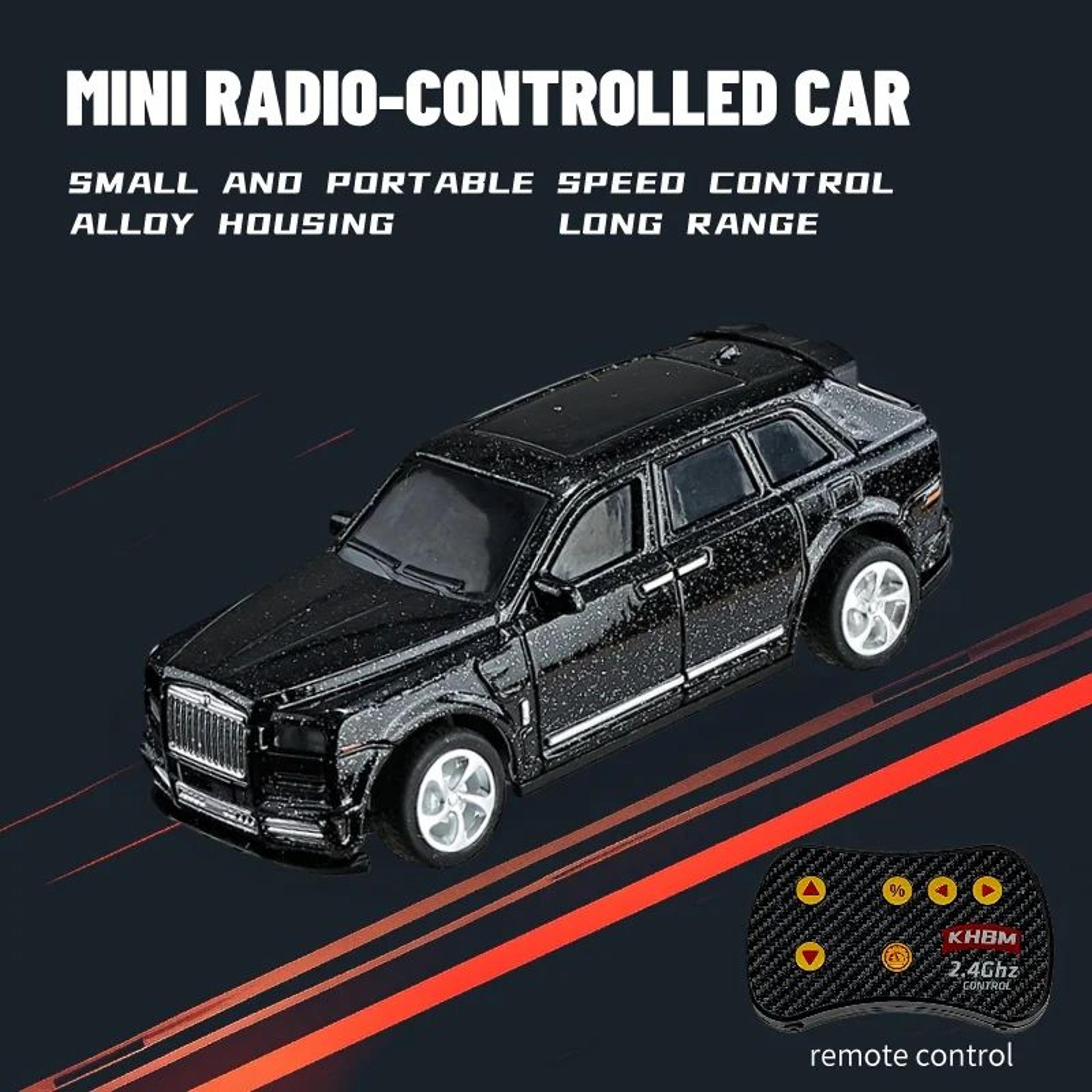 164 Mini RC Car Alloy  60Min Run Time 98131 Ft Remote Range USB Rechargeable Pocket Remote Control  11