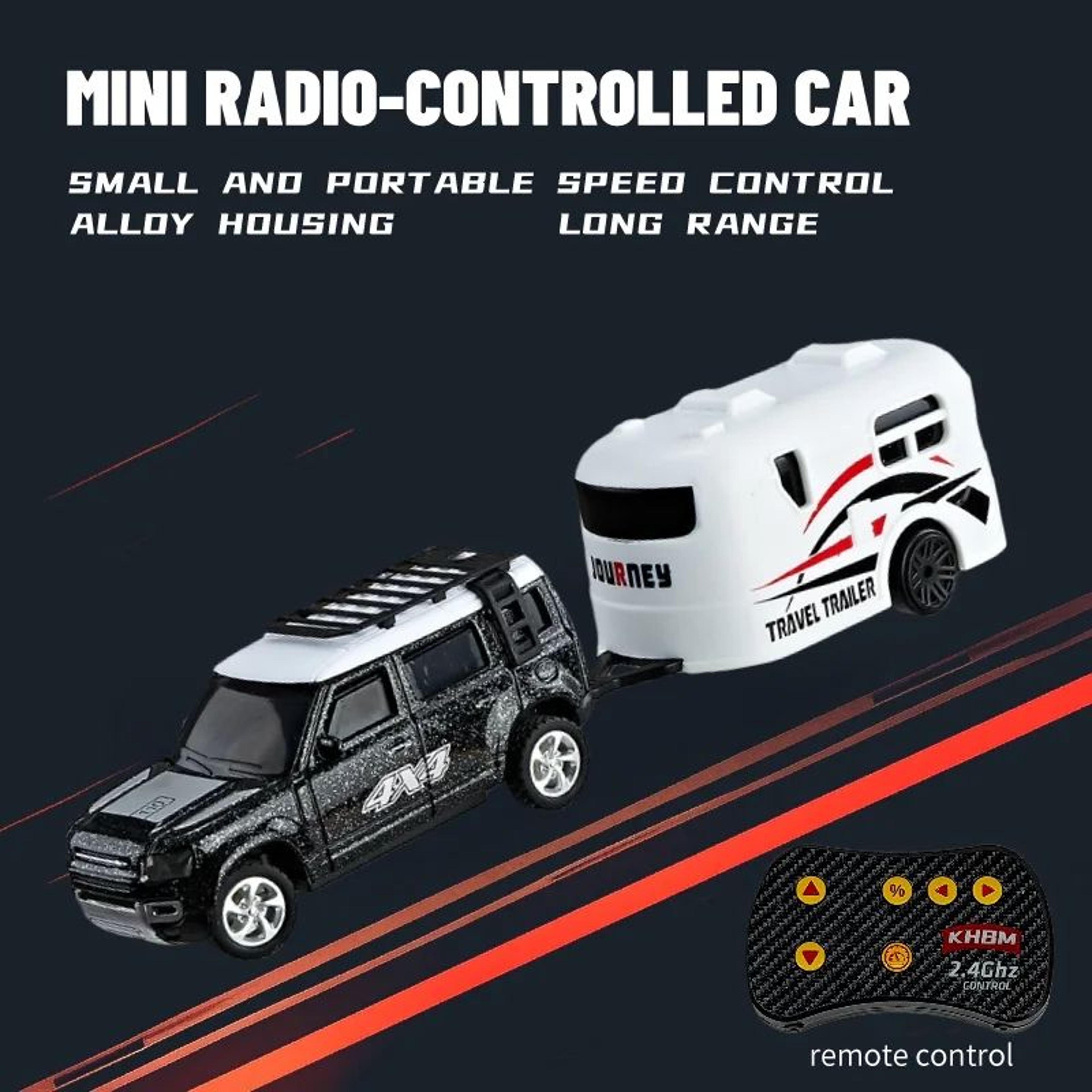164 Mini RC Car Alloy  60Min Run Time 98131 Ft Remote Range USB Rechargeable Pocket Remote Control  16