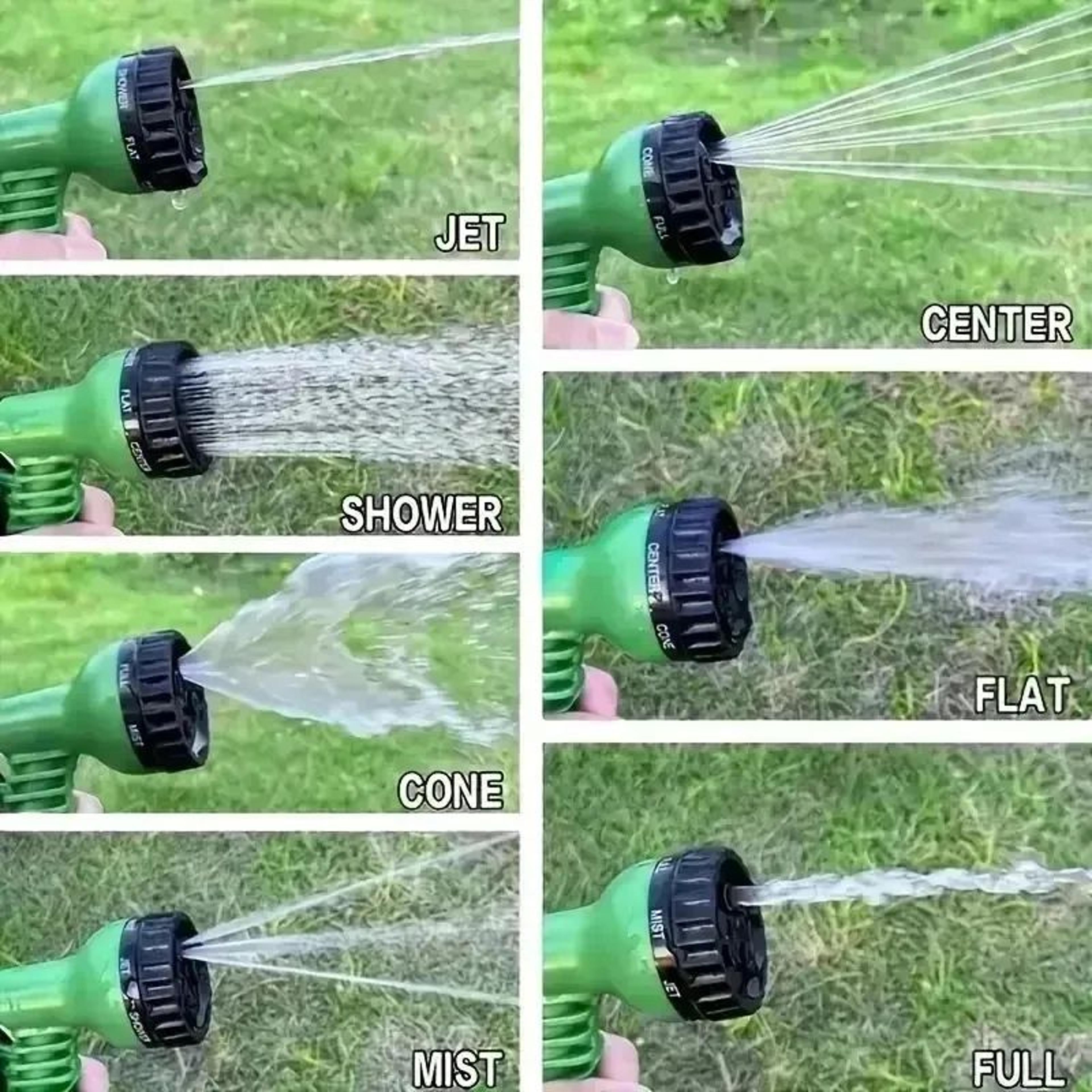 Expandable Garden Hose 25200 Ft W HighPressure Spray Nozzle  Lightweight Magic Water Pipe For Car W 5