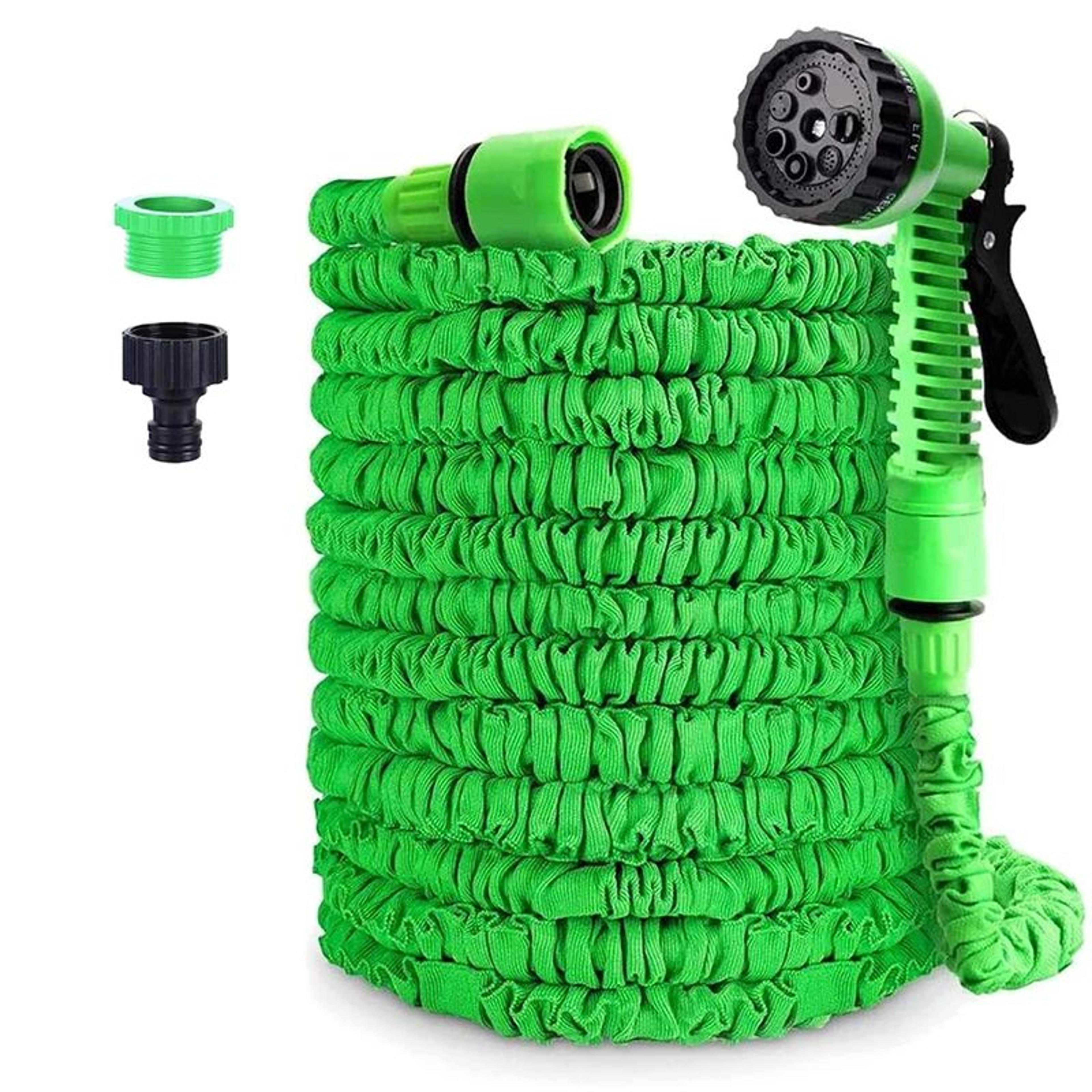 Expandable Garden Hose 25200 Ft W HighPressure Spray Nozzle  Lightweight Magic Water Pipe For Car W 18