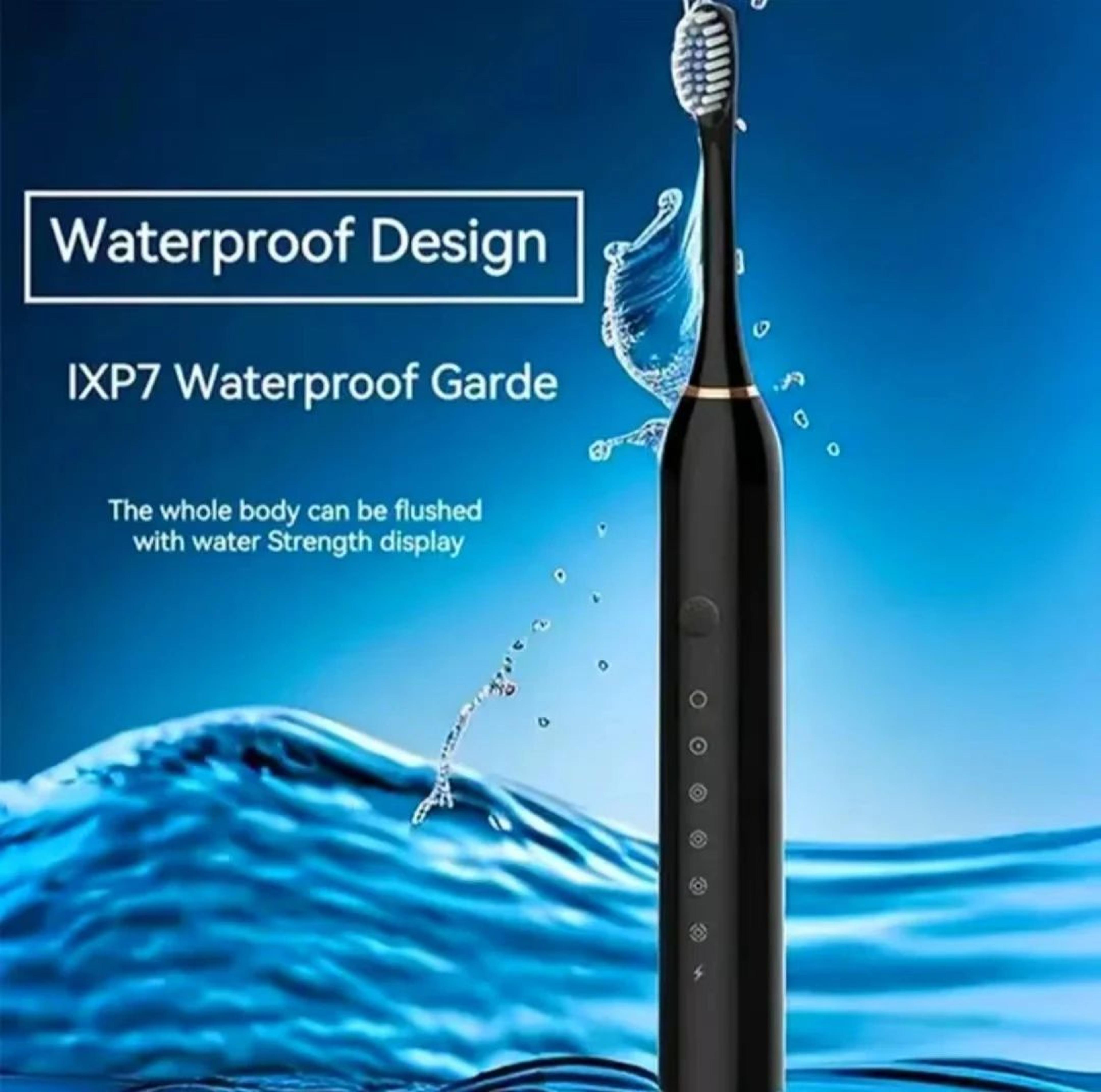 Sonic Electric Toothbrush For Adults  USB Rechargeable IPX7 Waterproof Toothbrush With 6 Modes  DuP 3