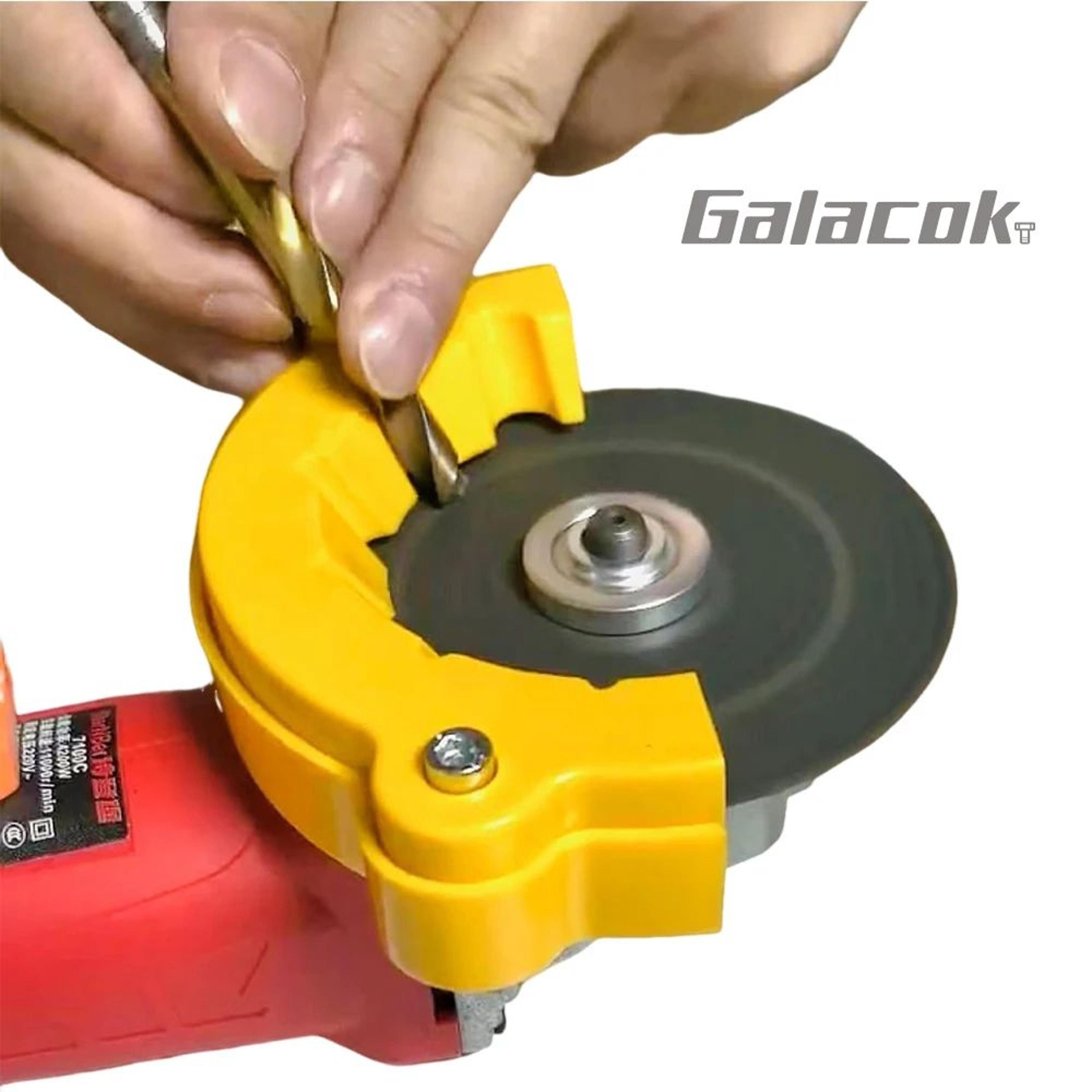 6in1 Drill Bit Sharpener Attachment  MultiSize Drill Grinding  Polishing Tool Guide For Bench Grind 0