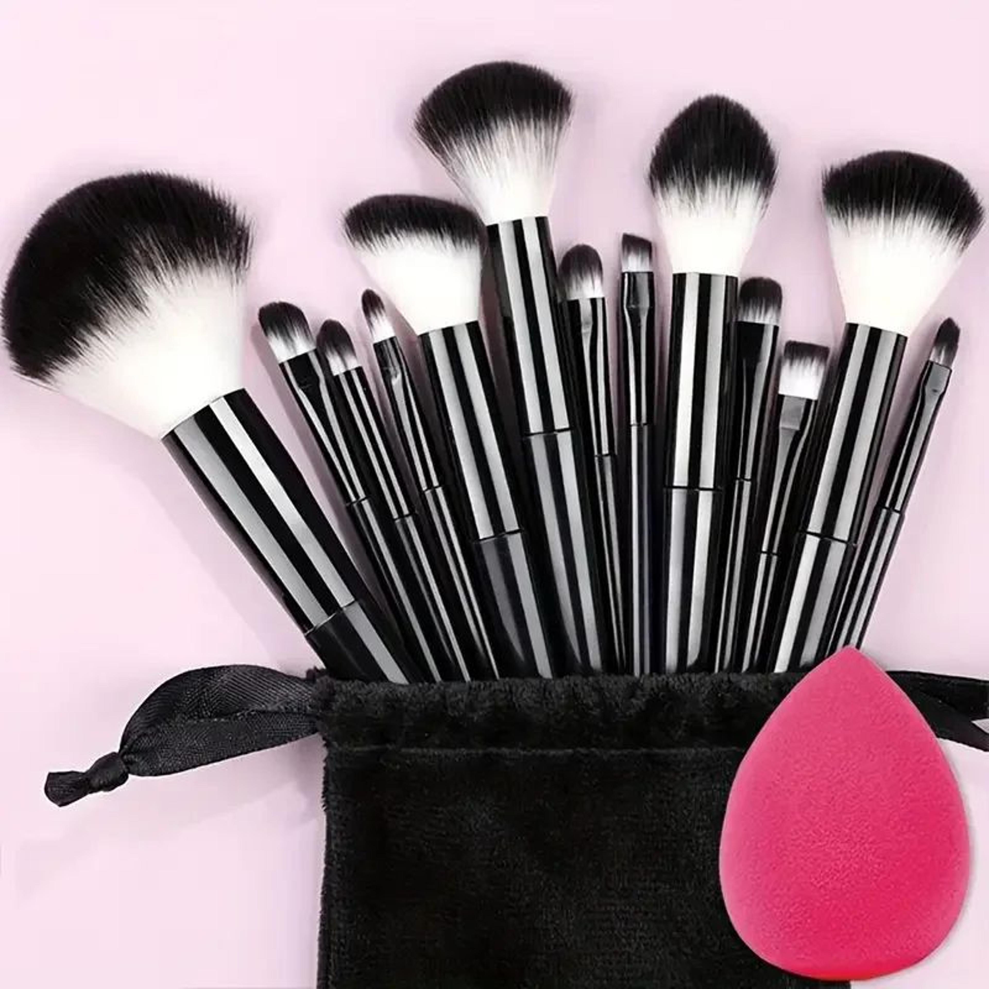Professional Makeup Brushes Set  Soft Fluffy Foundation Eyeshadow Blush  Powder Brushes Full Cosmet 9