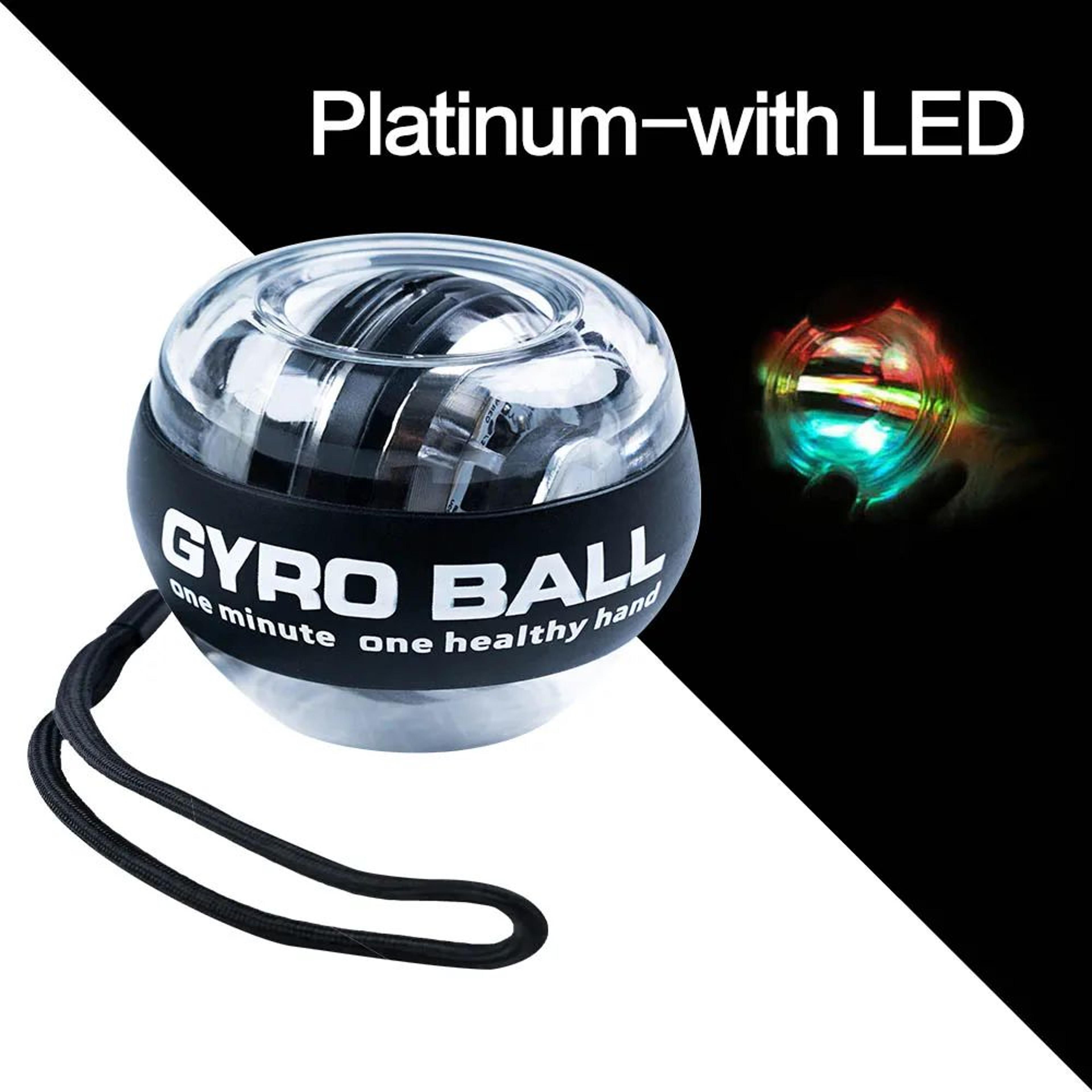 LED Gyro Power Wrist Ball Trainer  Auto Start Forearm  Hand Strengthener Gyroscopic Fitness Tool Wi 13