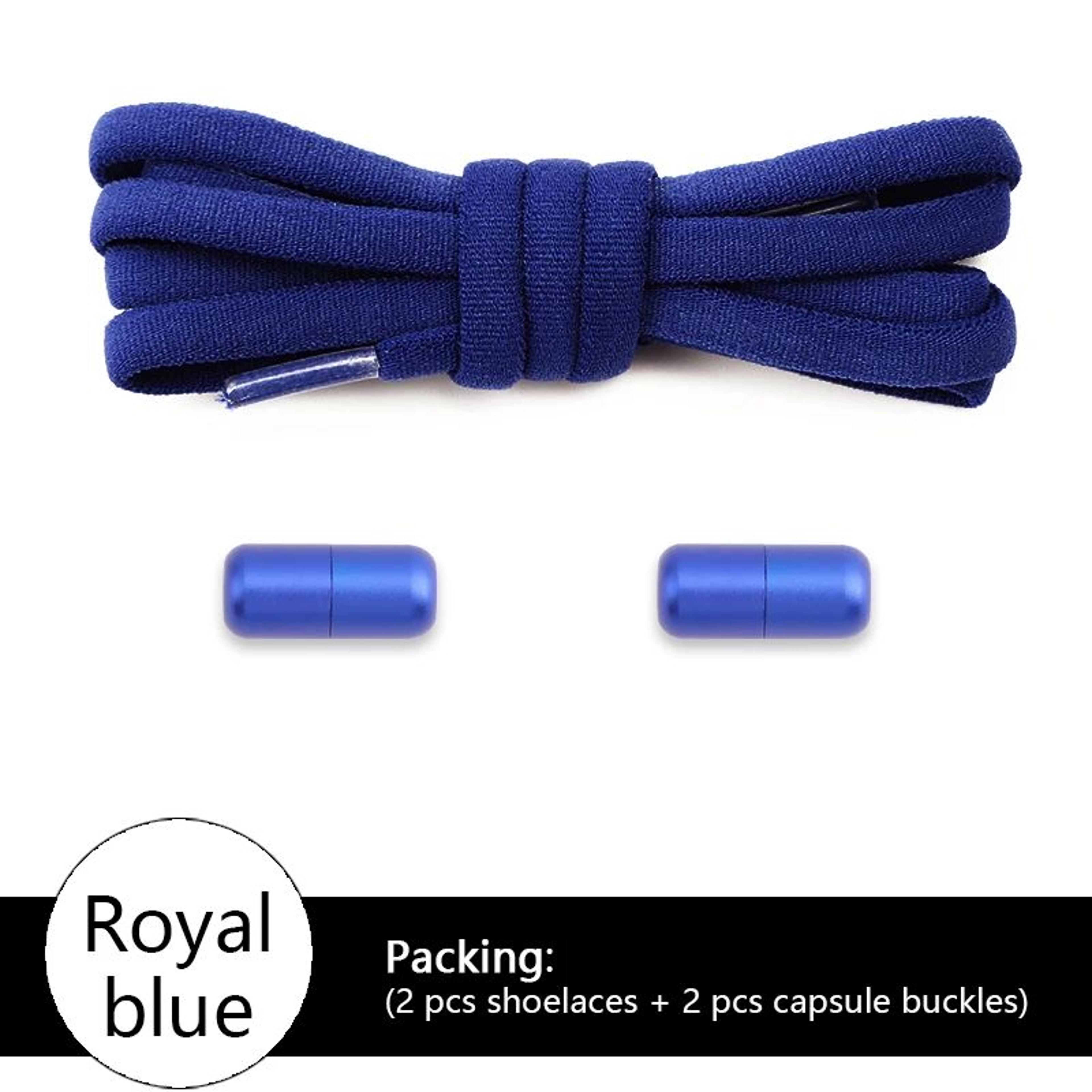 NoTie Elastic Shoelaces With Metal Lock  Colorful Round Sneakers Laces For Kids  Adults Sports Shoe 21