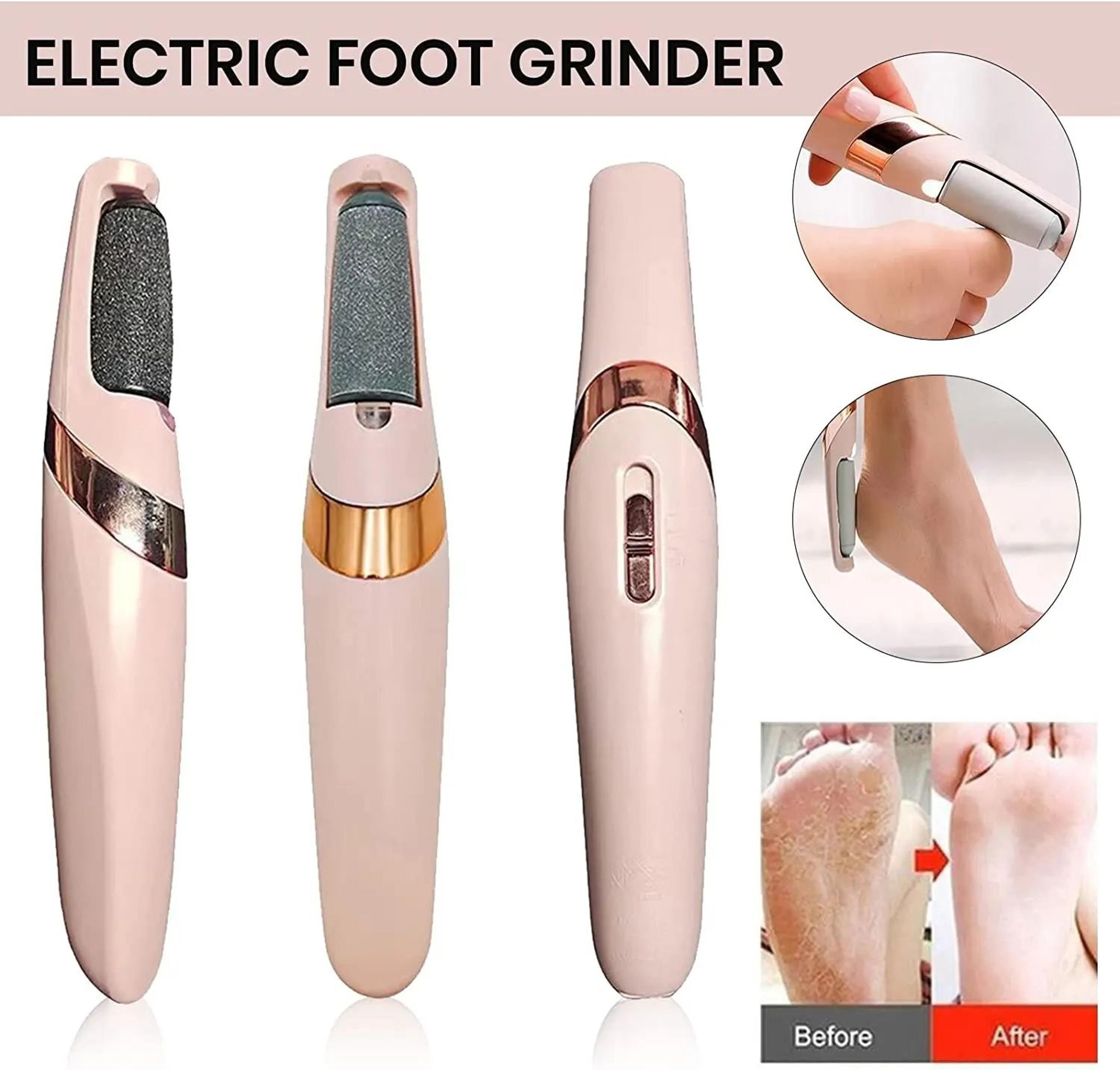 Rechargeable Electric Foot File Callus Remover Pink  Portable Pedicure Foot Grinder 85Min Runtime 1 6