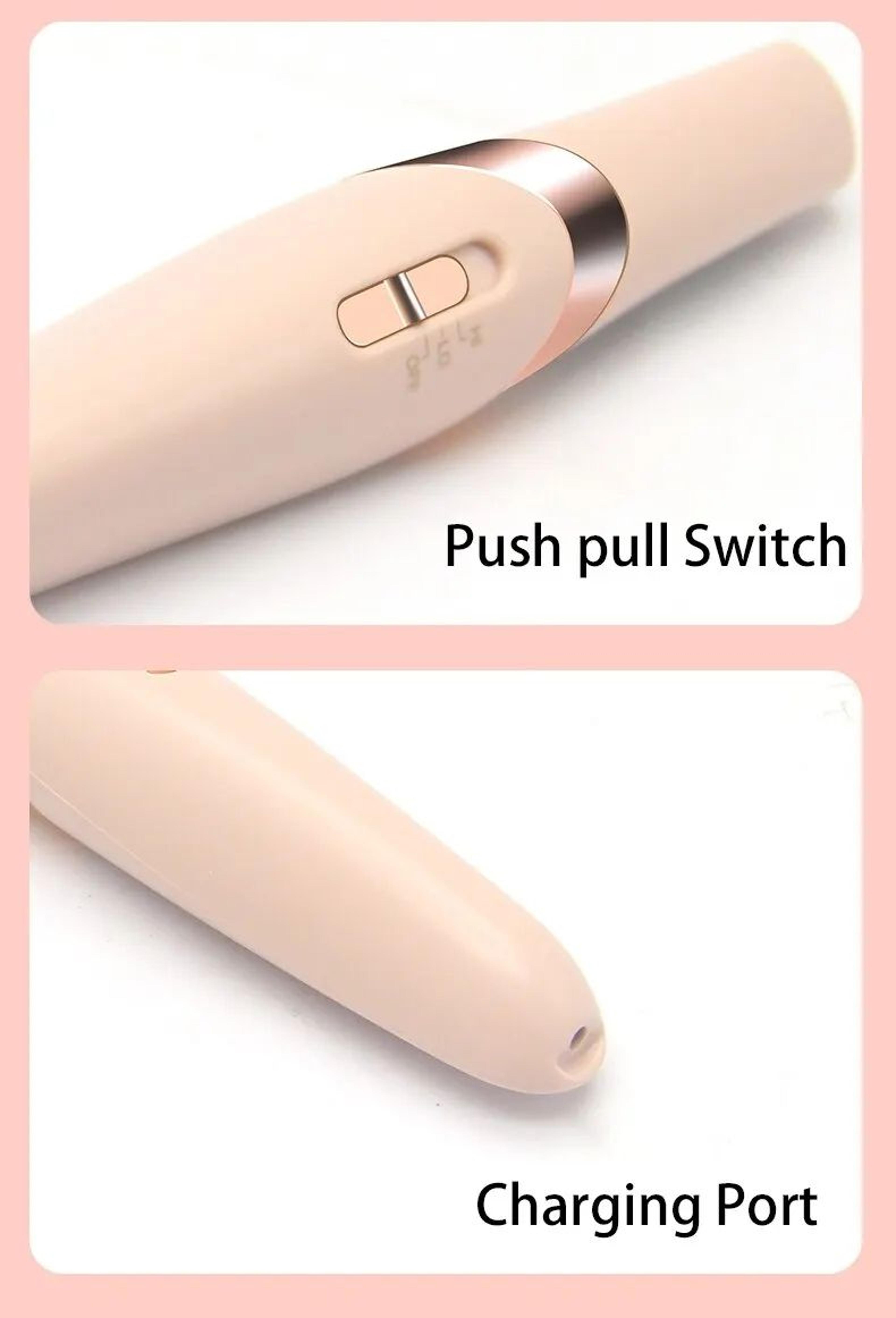 Rechargeable Electric Foot File Callus Remover Pink  Portable Pedicure Foot Grinder 85Min Runtime 1 9