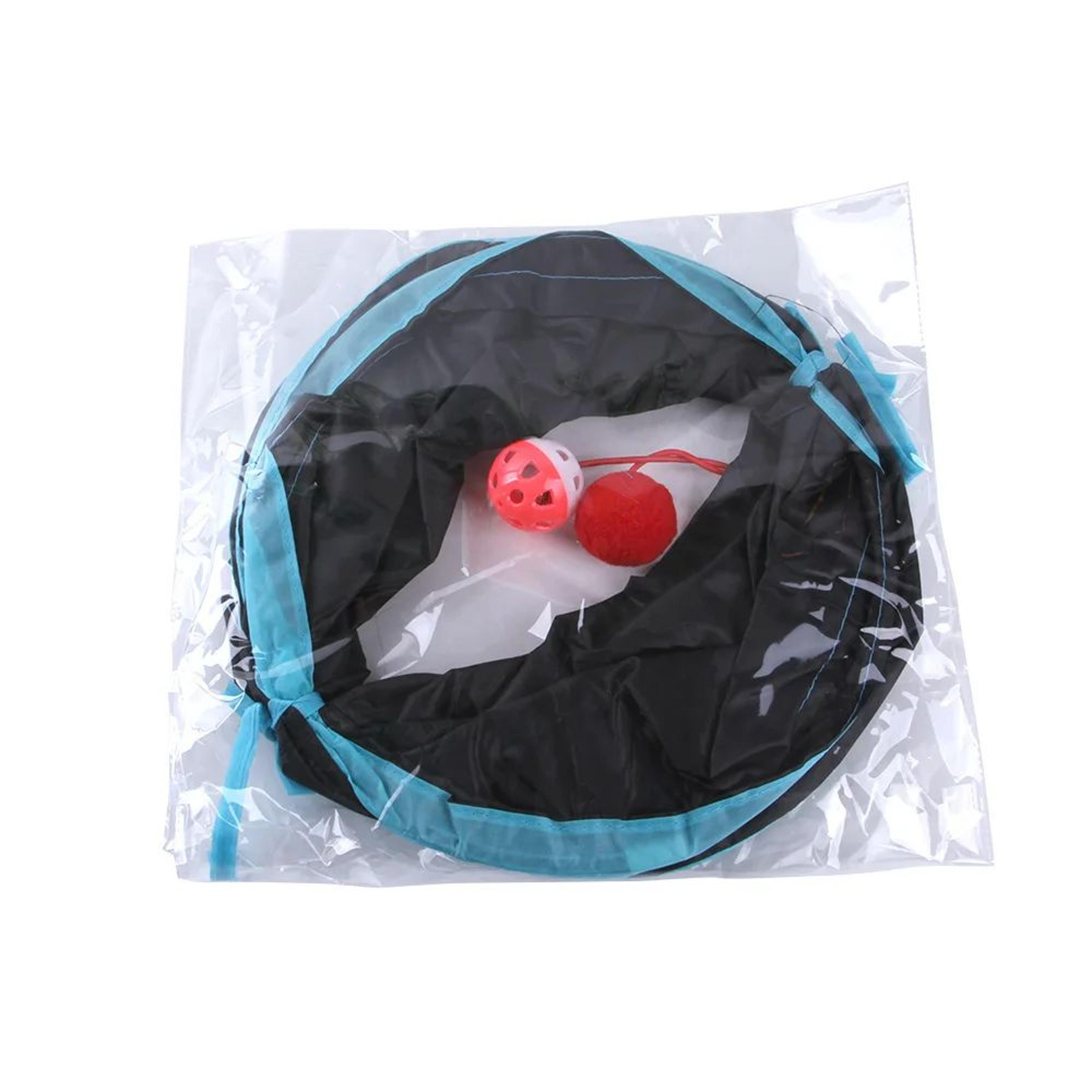 Foldable Cat Tunnel Toy  SType Play Tunnel With Crinkle Paper Breathable Indoor Cat Exercise Tube 5