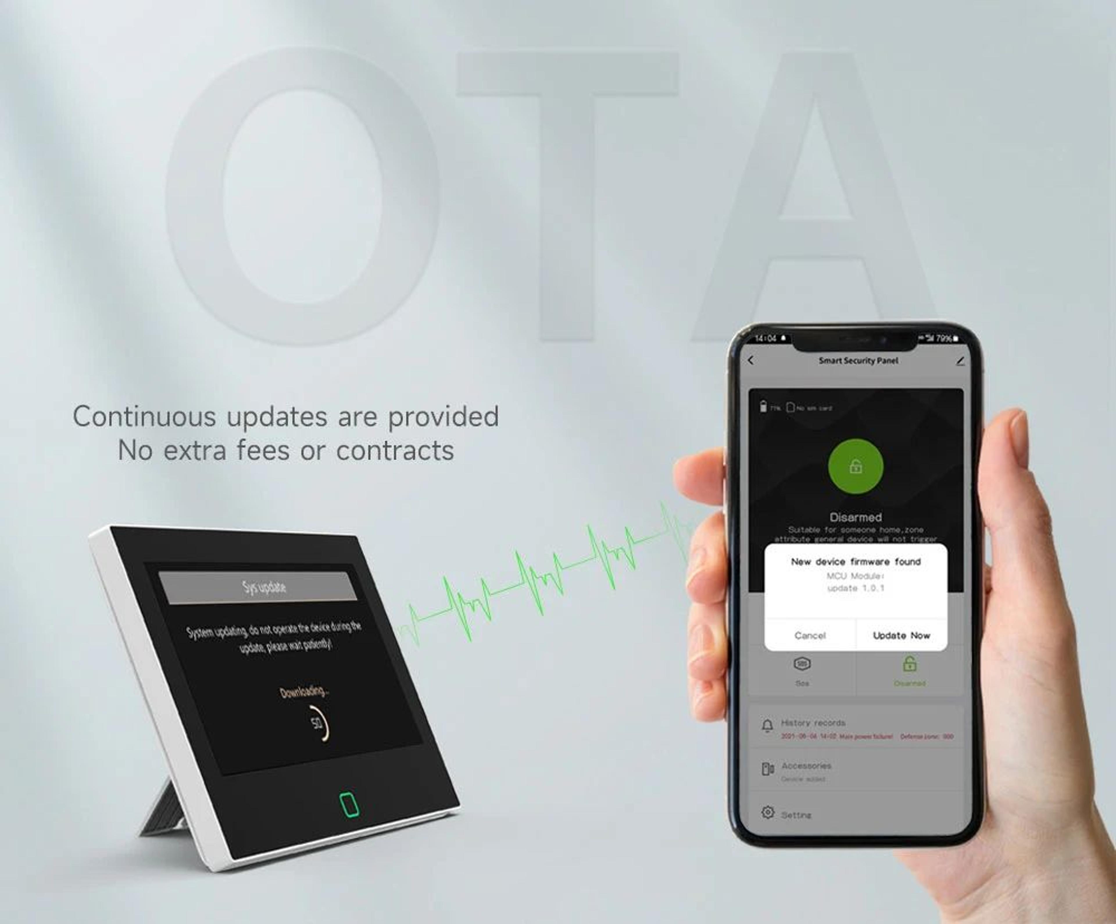 Staniot 7 Inches Smart Home Alarm System  WiFi  4G Tuya Security Kit With 120dB Siren 5000mAh Batte 15