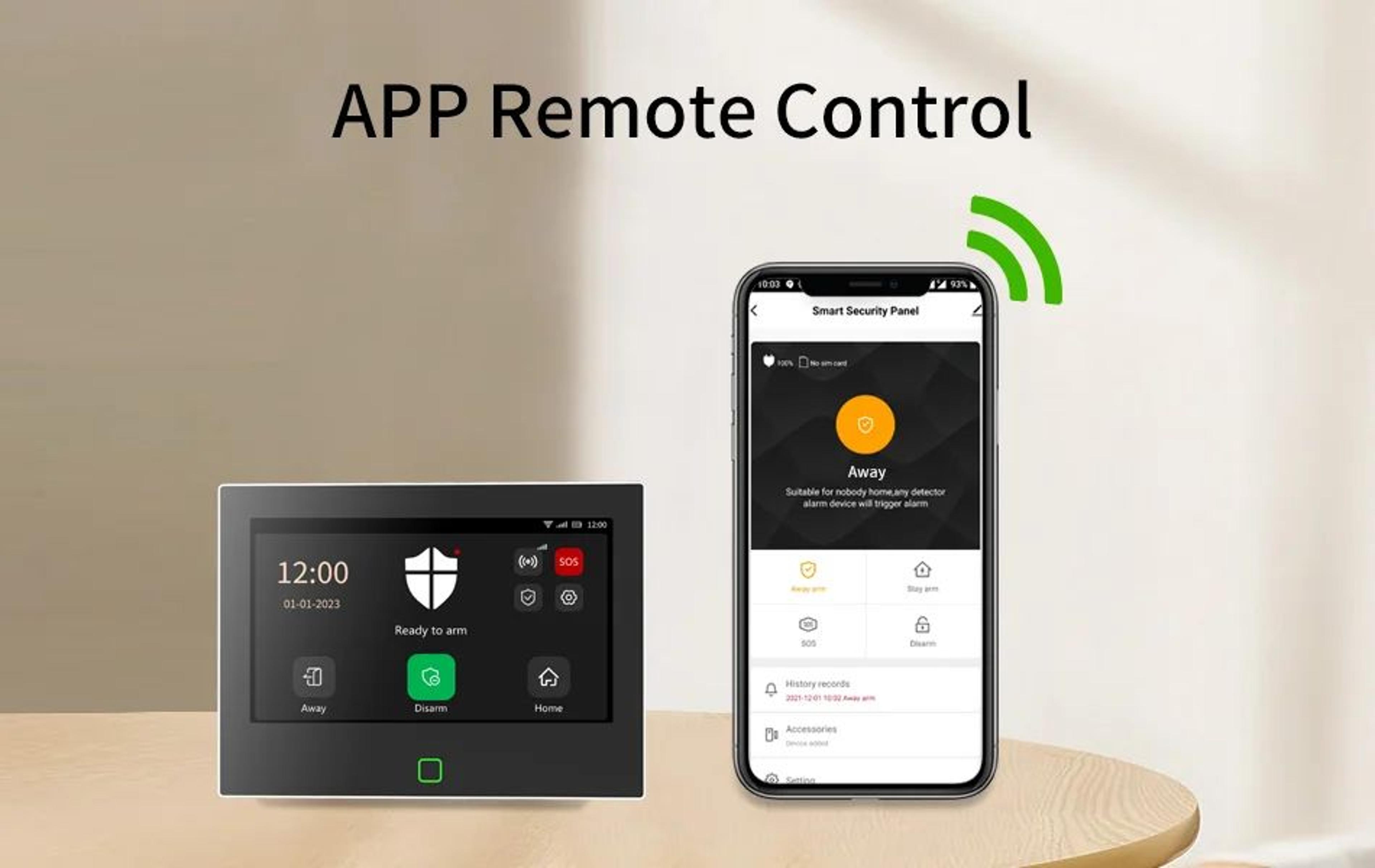 Staniot 7 Inches Smart Home Alarm System  WiFi  4G Tuya Security Kit With 120dB Siren 5000mAh Batte 16