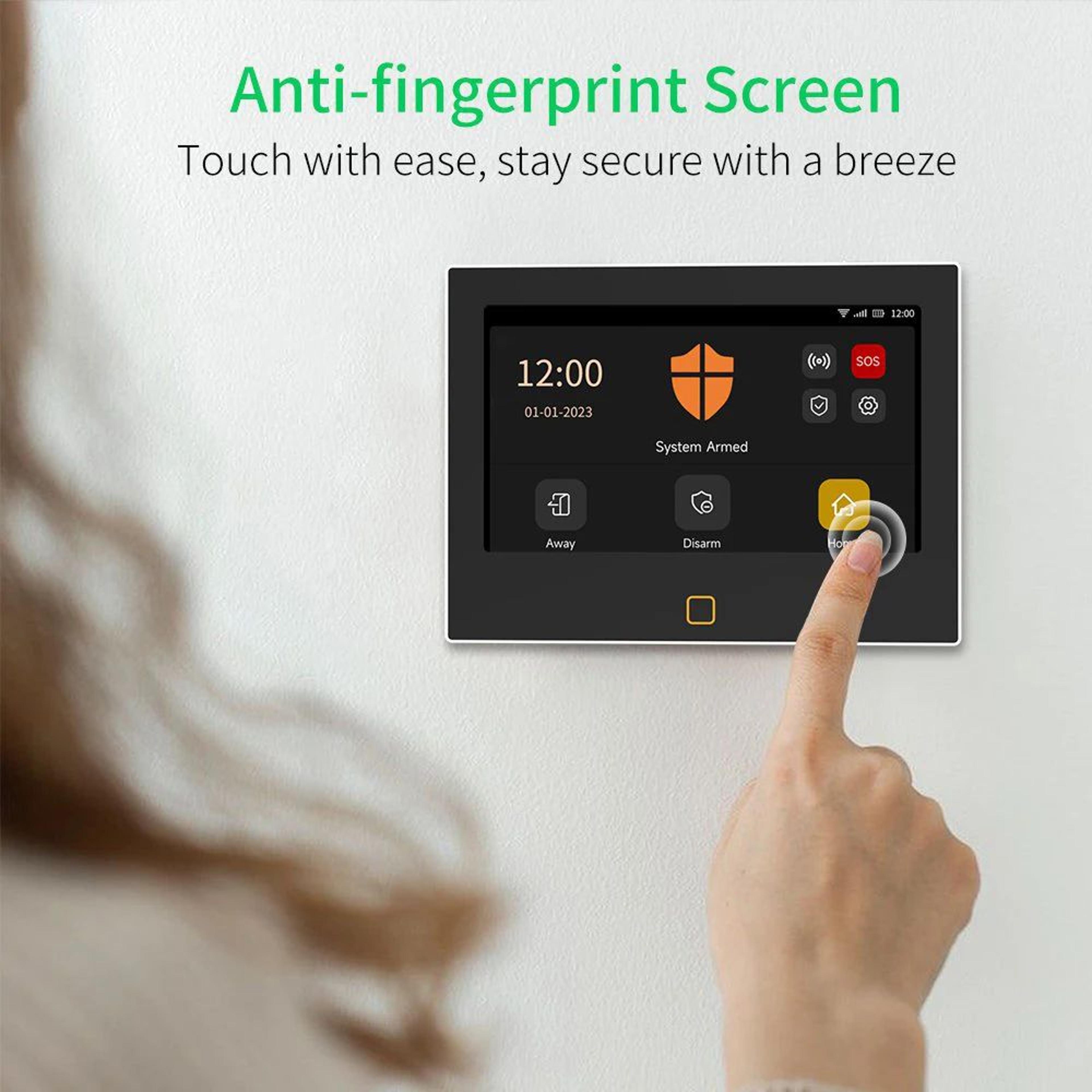 Staniot 7 Inches Smart Home Alarm System  WiFi  4G Tuya Security Kit With 120dB Siren 5000mAh Batte 18