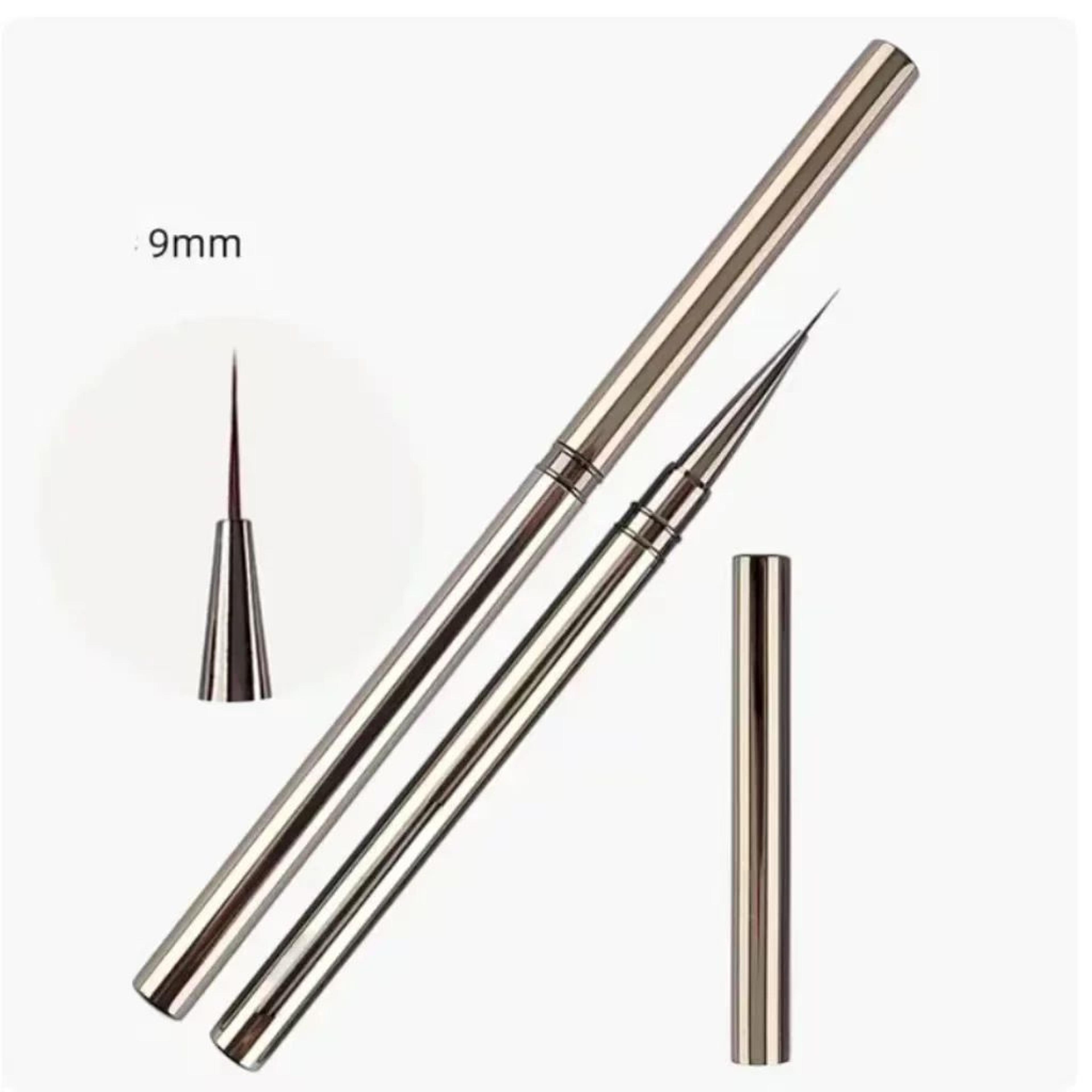 UV Nail Glue Phototherapy Pen With Liner Brush Acrylic Nail Art Painting Tool For Professional Mani 2
