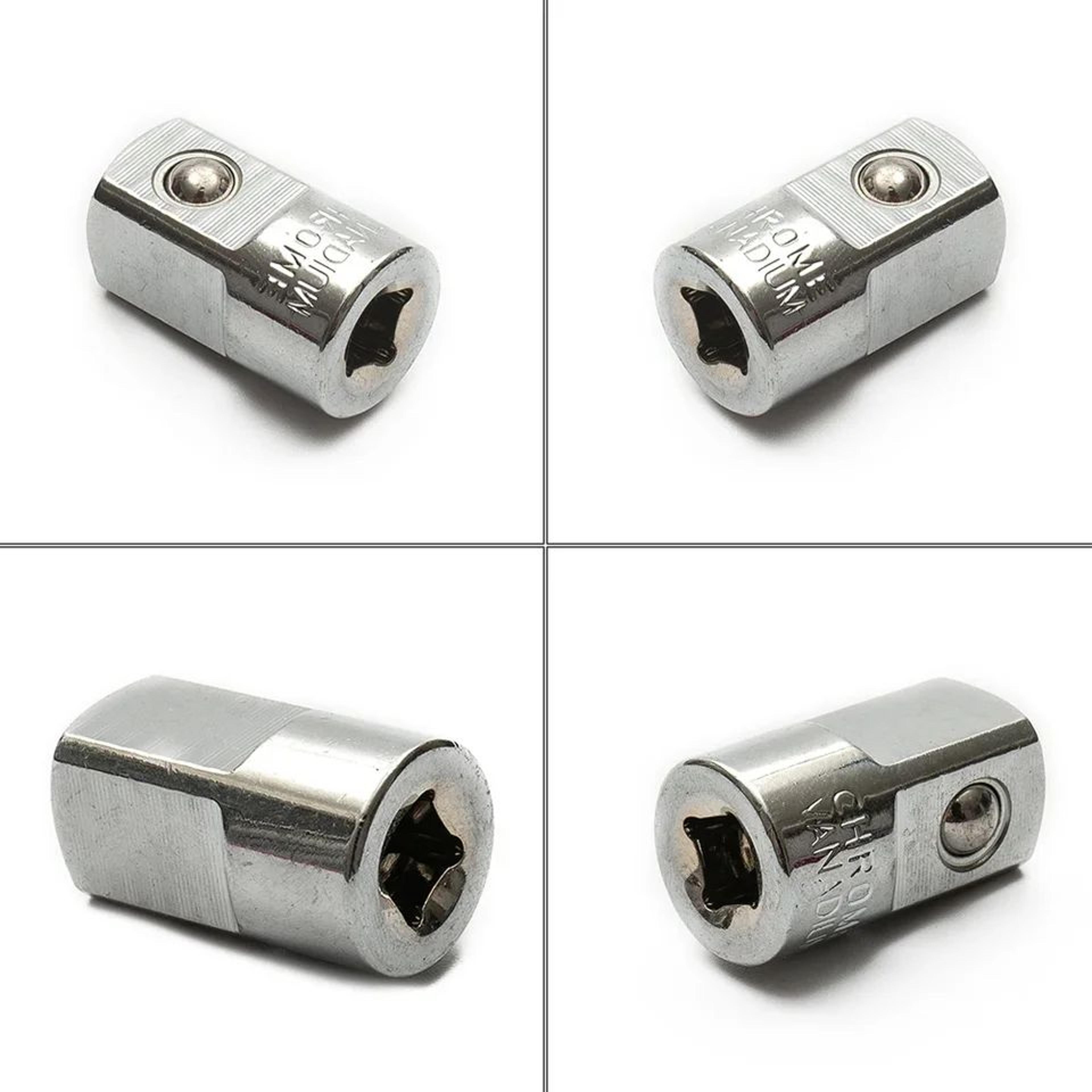 14 To 38 And 12 In Female Drive To 38 In Male Socket Adapter HeavyDuty Steel Converter For Wrench   2
