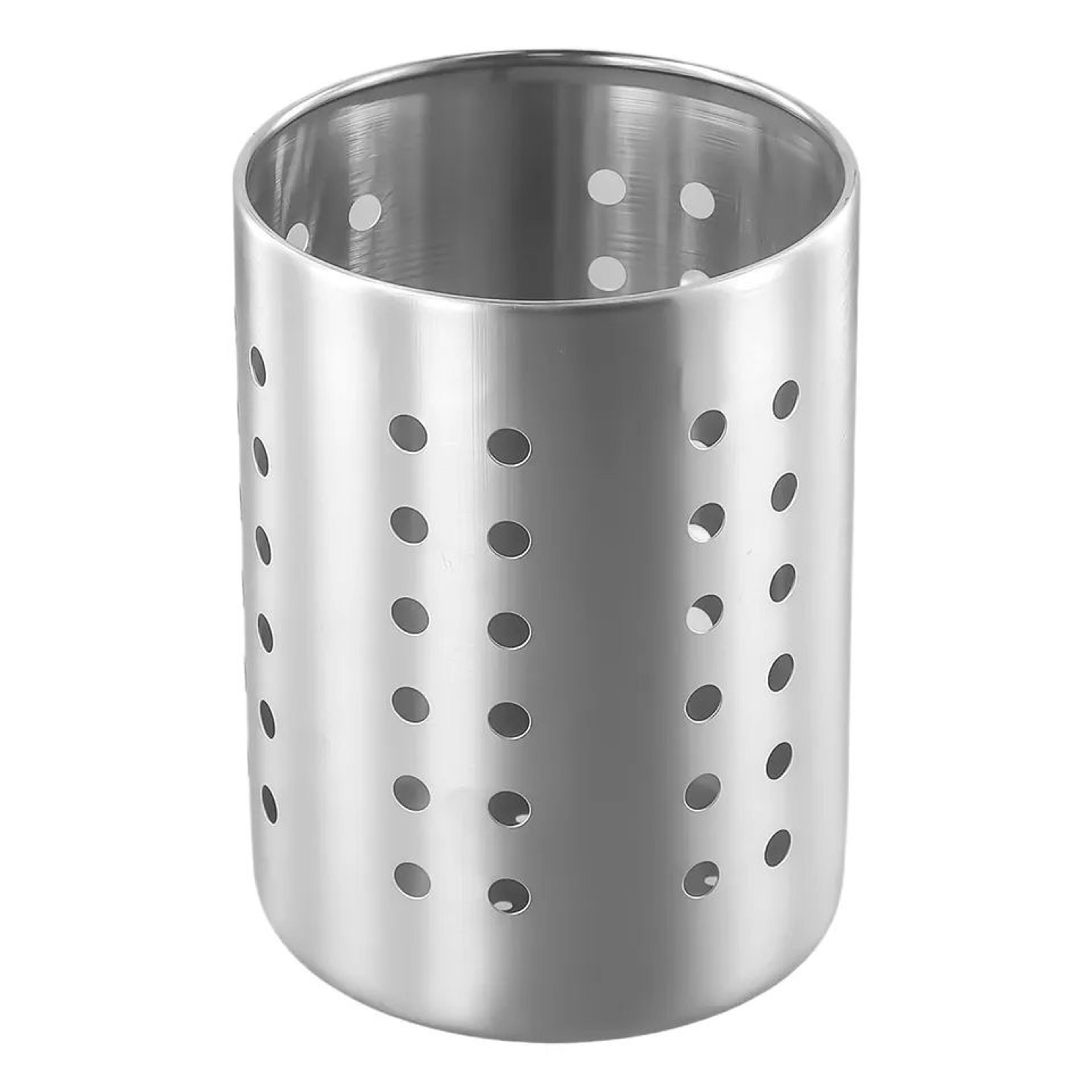 Stainless Steel Cutlery Holder Organizer With Drainage AntiRust Utensil Drying Rack For Spoon Fork  3