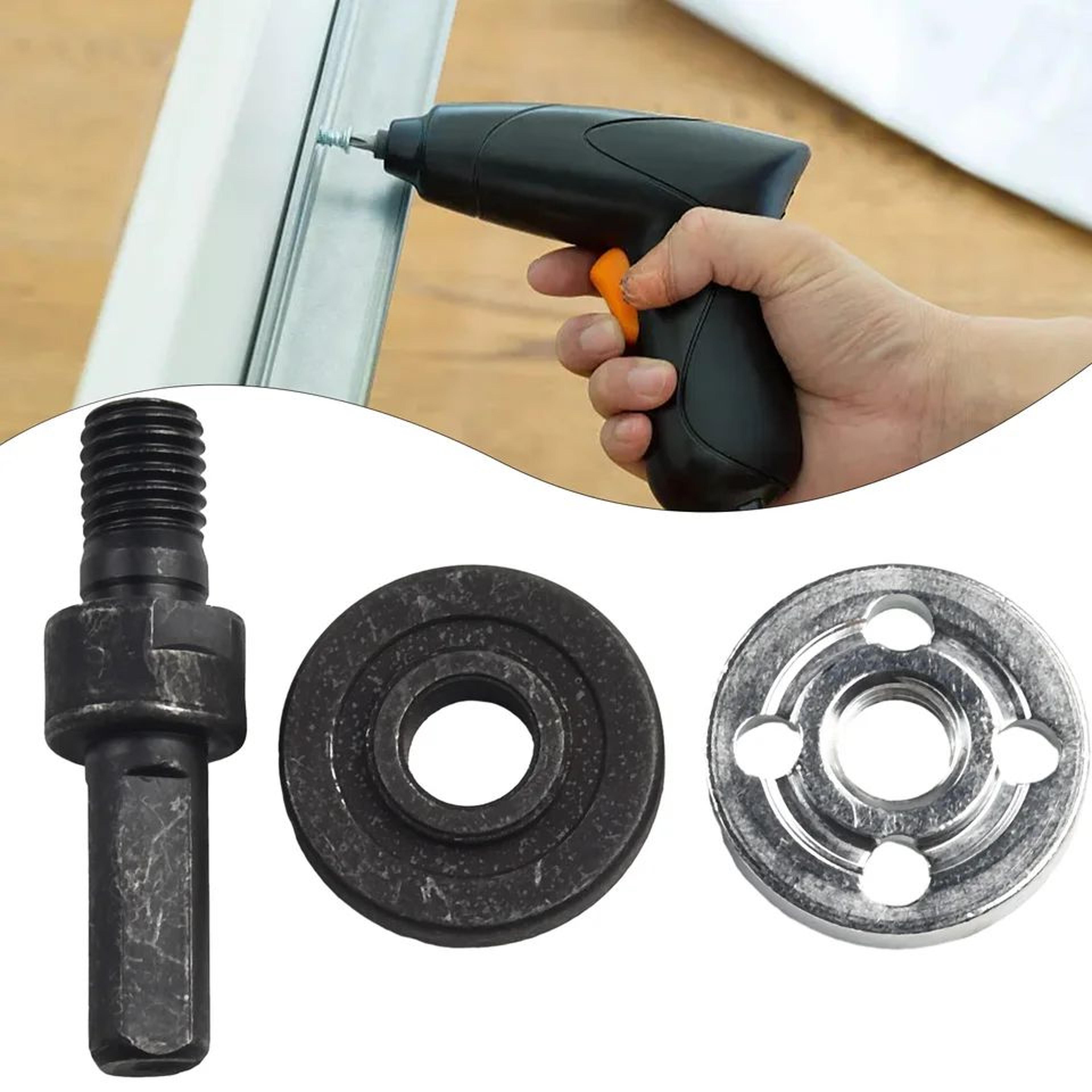 Electric Drill To Angle Grinder Adapter Kit Variable Angle Converter 3Piece Set For DIY Cutting  Gr 1