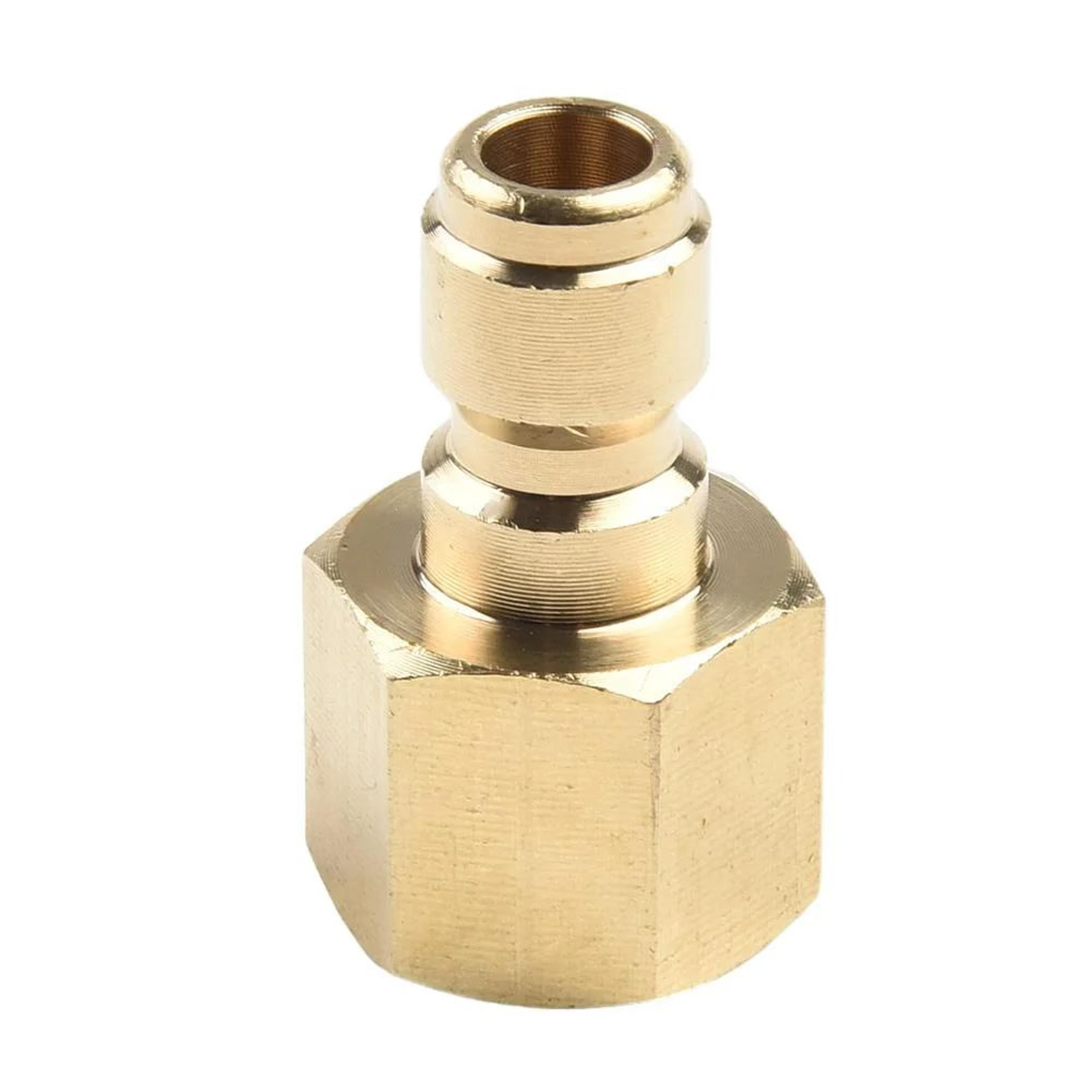 Pressure Washer Quick Connect Adapter 14in BrassStainless Coupler  Male Female Connector Fitting Fo 8