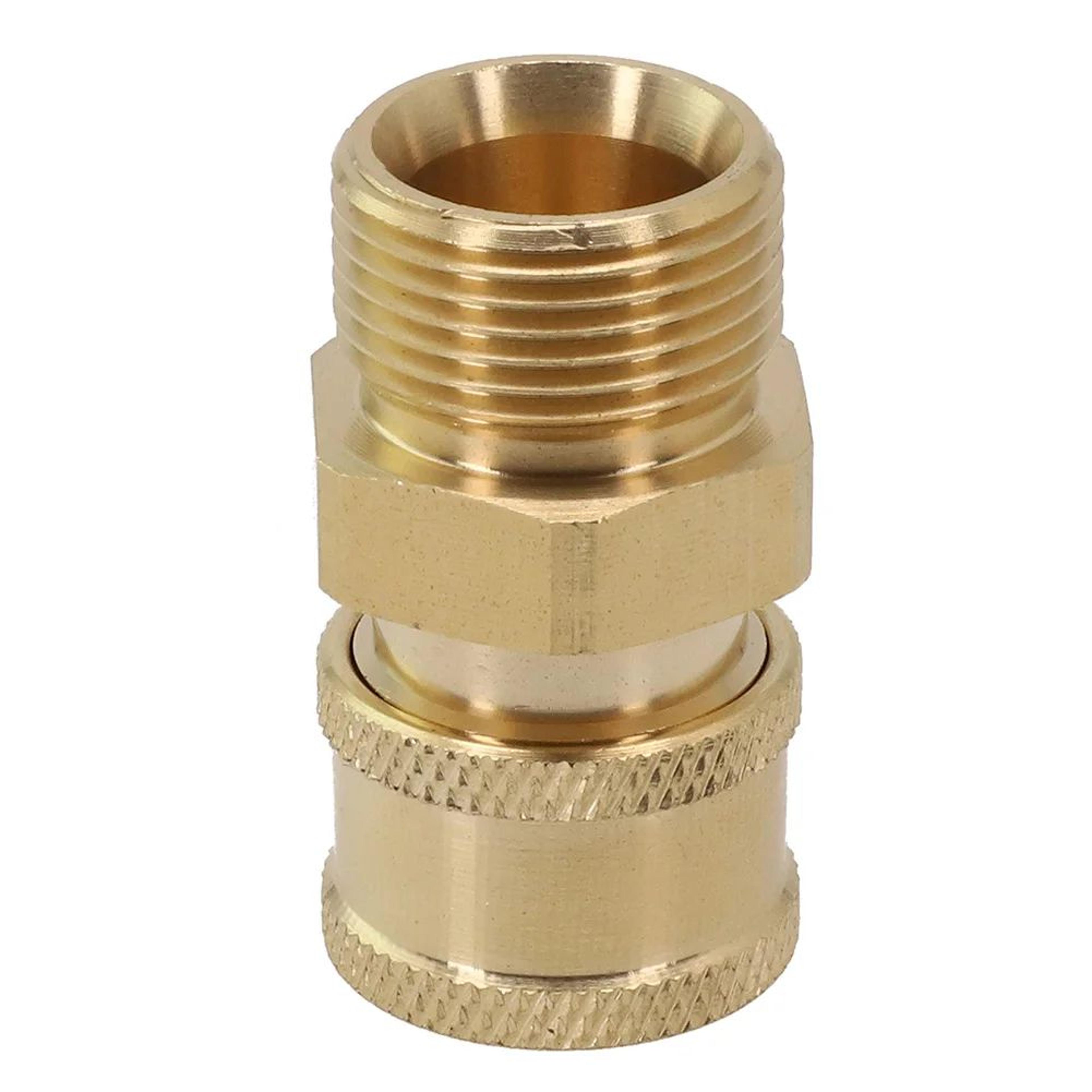 Pressure Washer Quick Connect Adapter 14in BrassStainless Coupler  Male Female Connector Fitting Fo 14