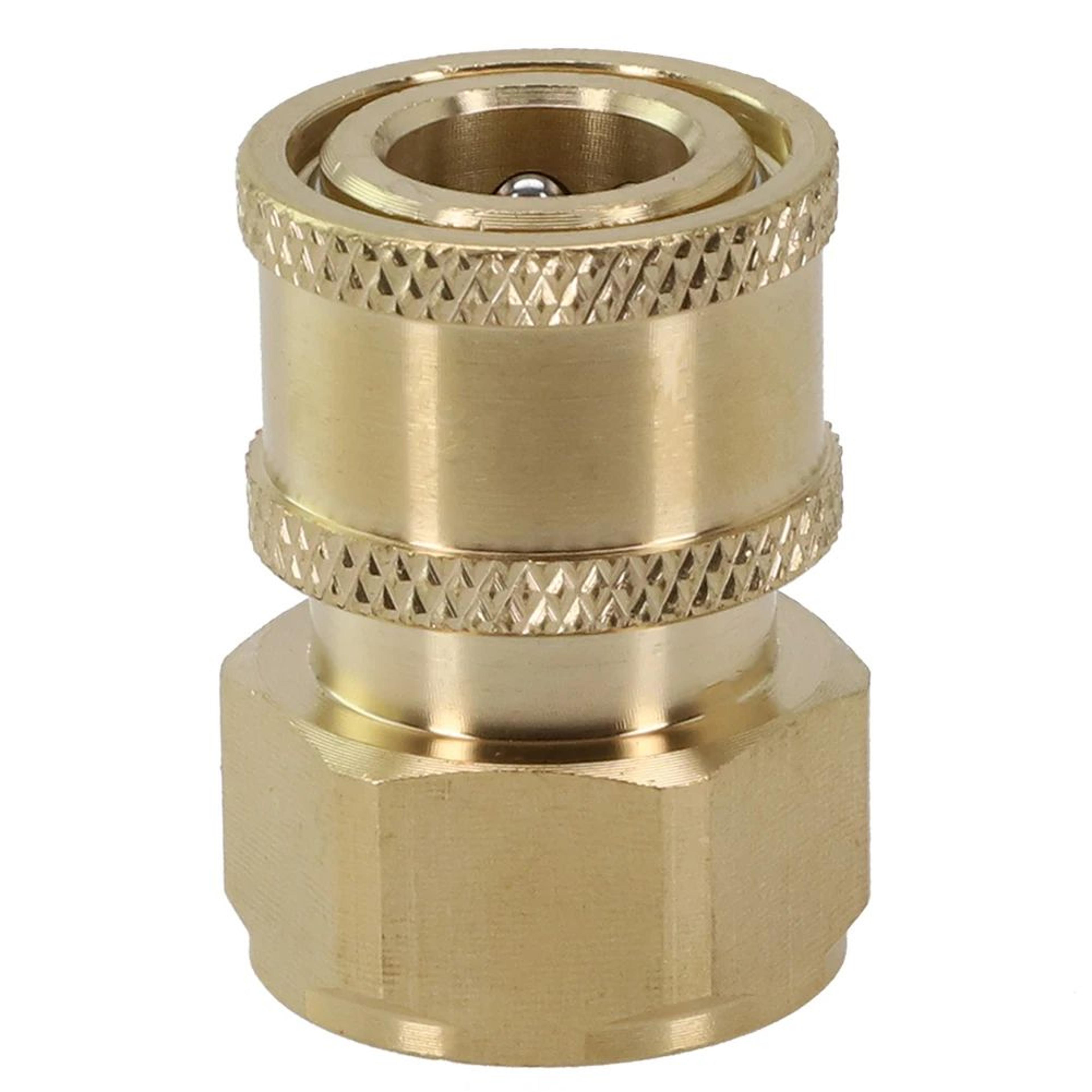 Pressure Washer Quick Connect Adapter 14in BrassStainless Coupler  Male Female Connector Fitting Fo 17