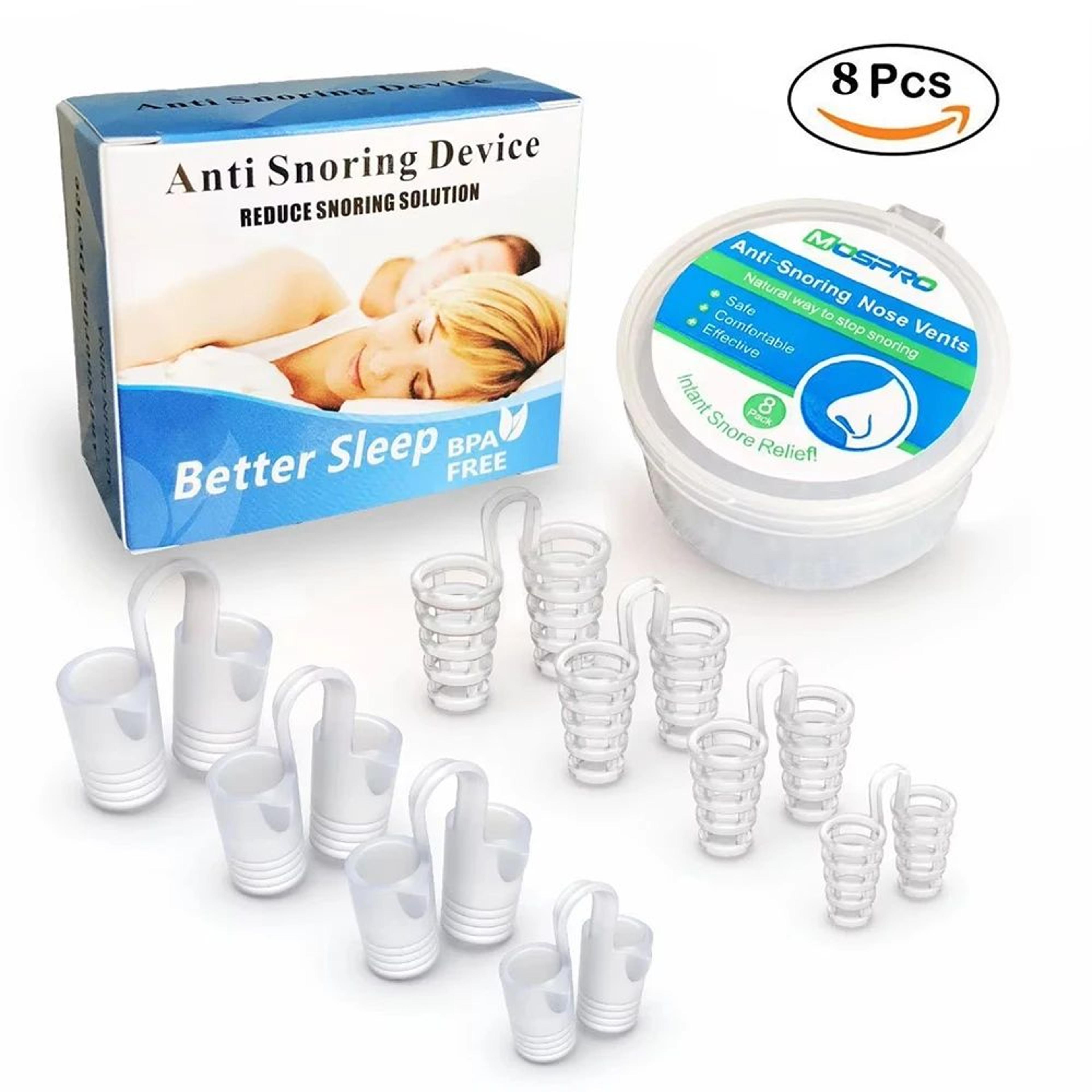 Anti Snoring Nose Clip Set 4pcs  Nasal Breathing Aid For Sleep Support Snore Reduction And Nighttim 0