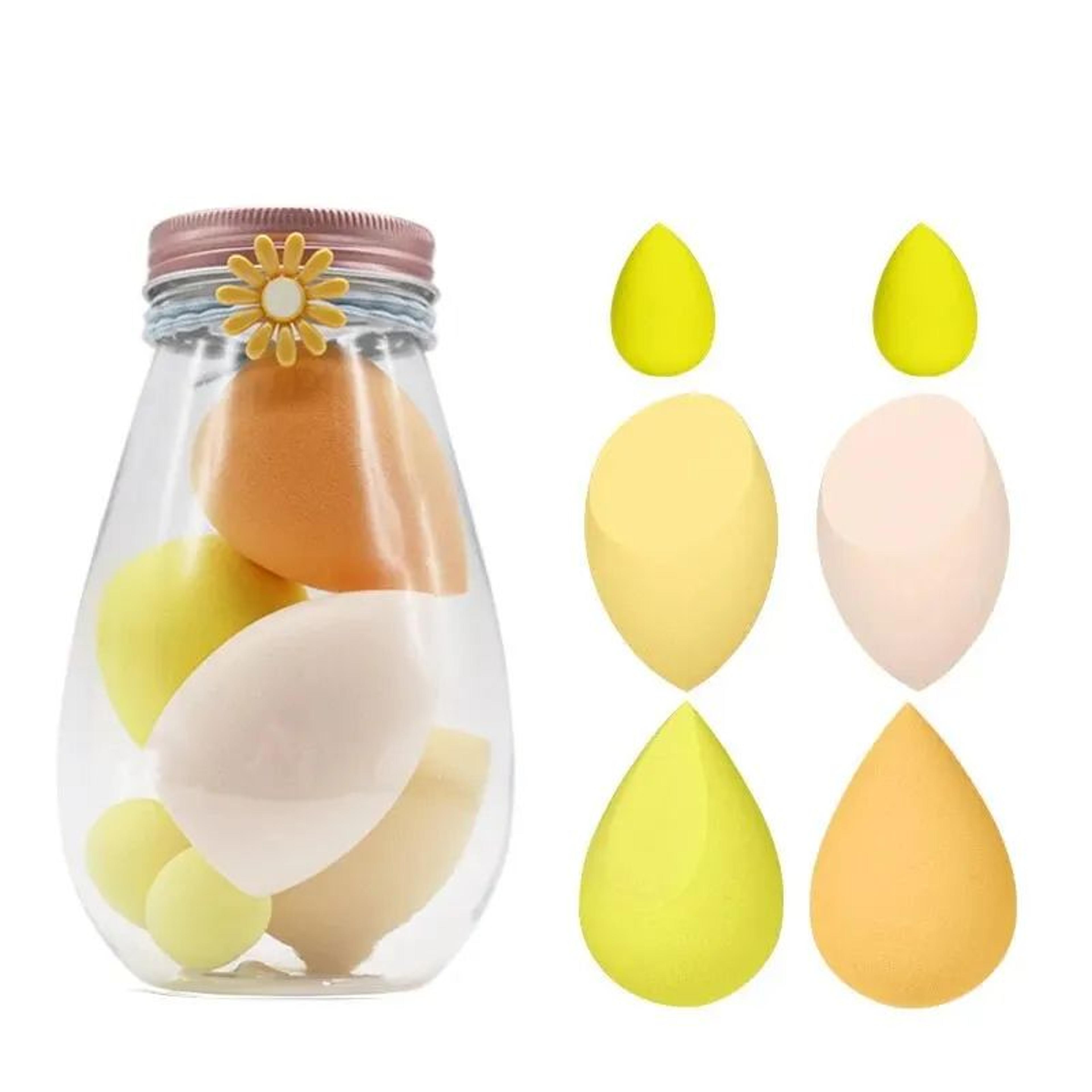 Dry  Wet DualUse Makeup Sponge Beauty Blender Teardrop Diagonal Cut Powder Puff With Individual Pac 8