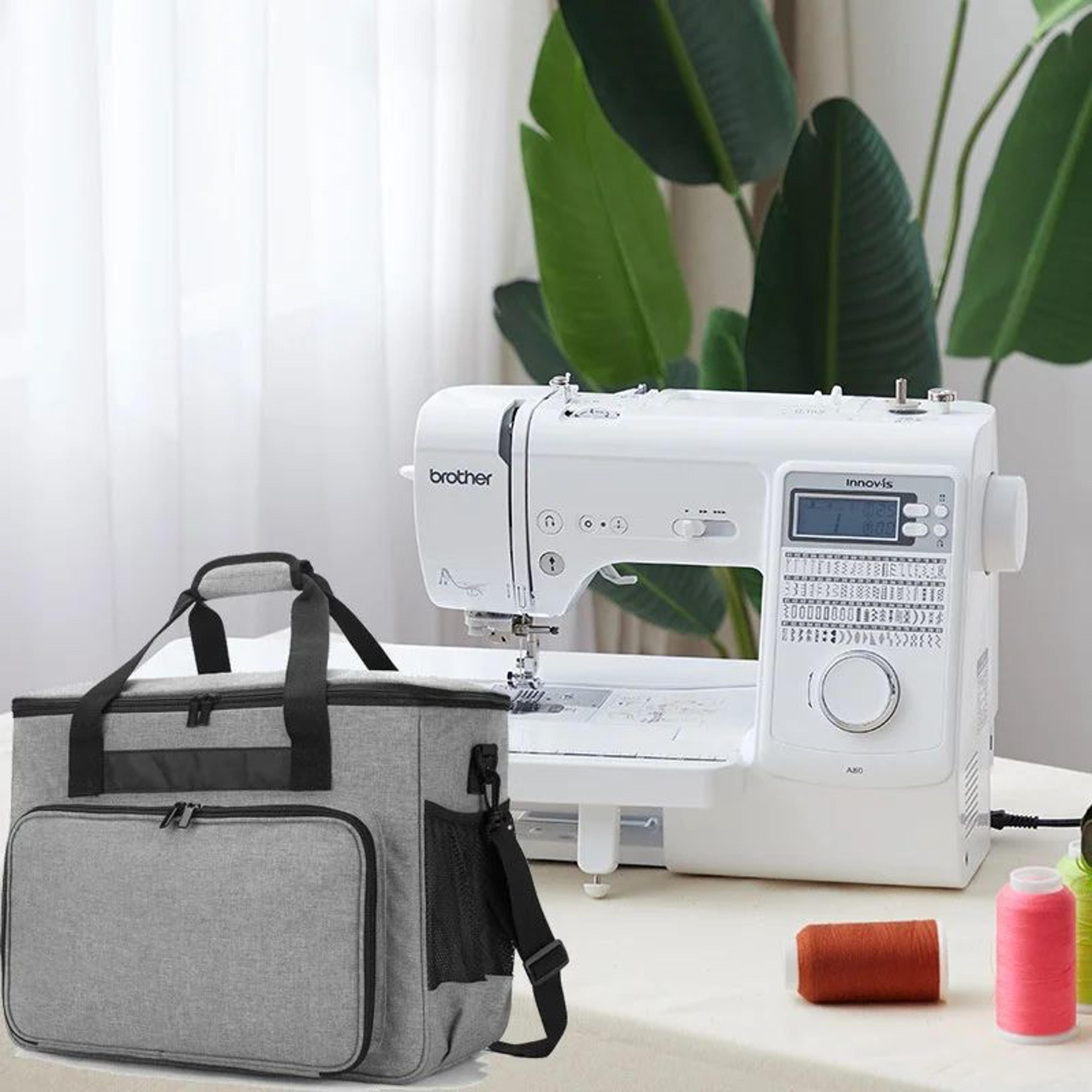 Portable Sewing Machine Carrying Bag Dustproof Oxford Protective Case With Storage Pockets For Thre 0