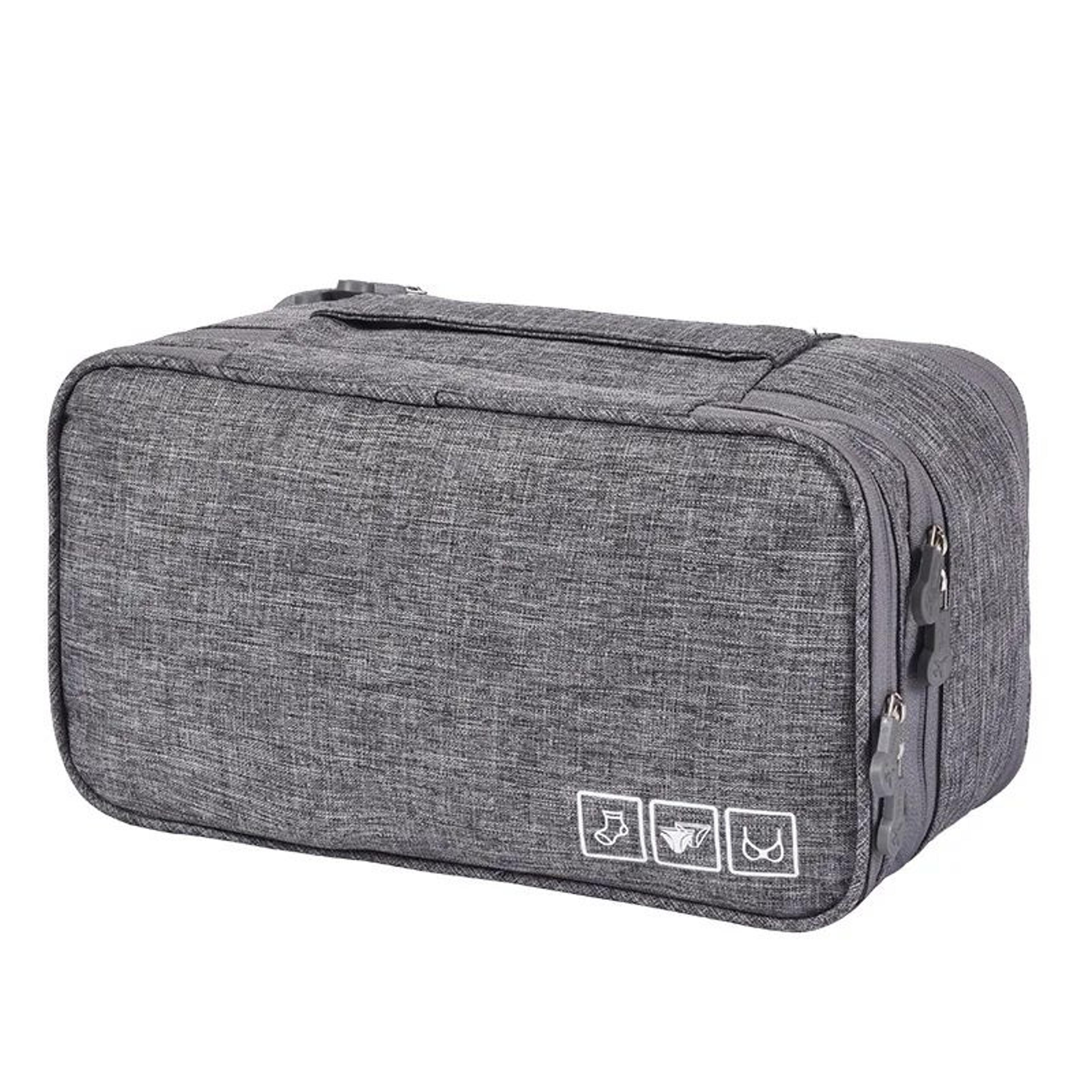 Travel Bra  Underwear Organizer Bag Large Capacity Washable Lingerie Storage Case With Compartments 7