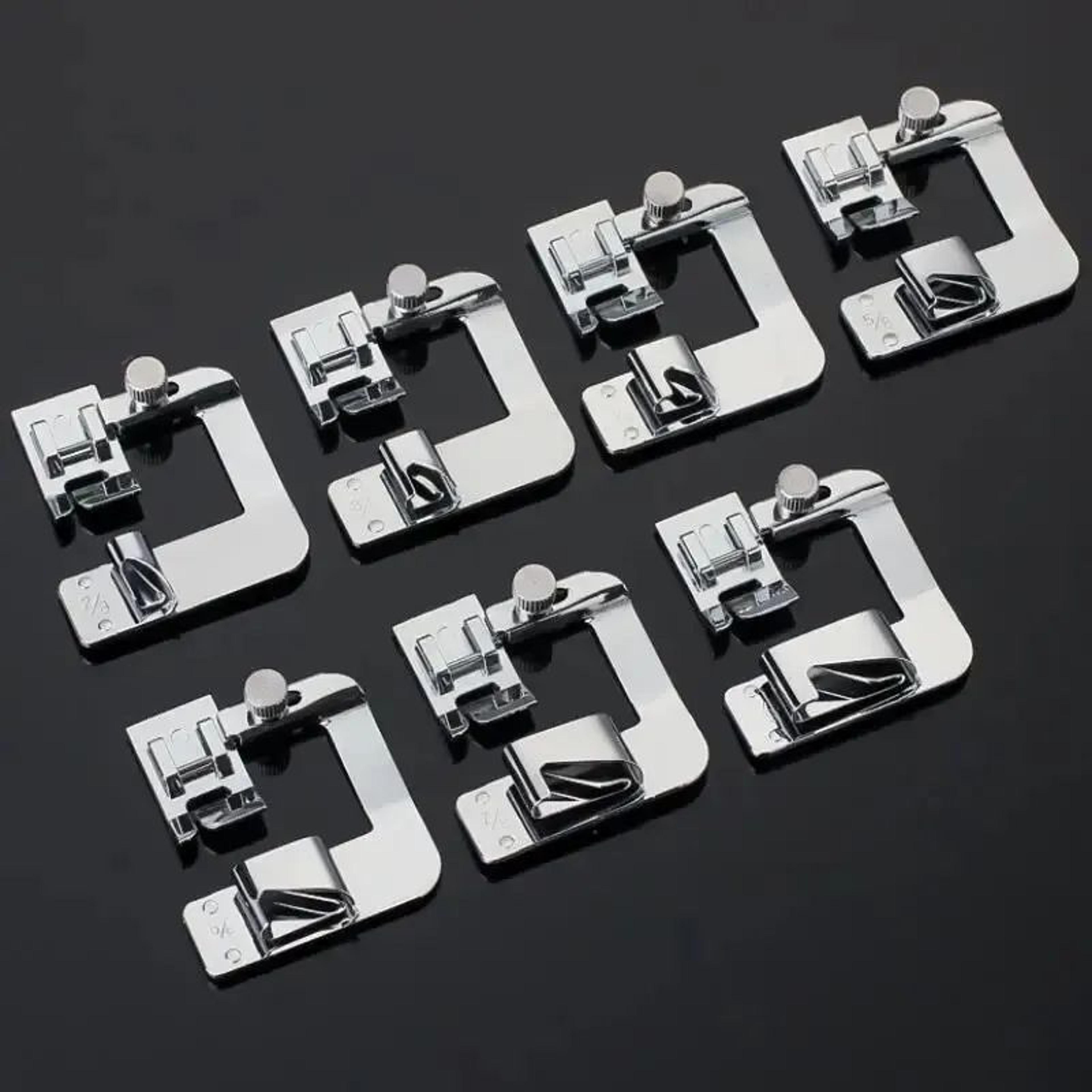 Rolled Hem Presser Foot Set 38  1 In For Sewing Machines MultiSize Edge Curling Press Foot Accessor 1