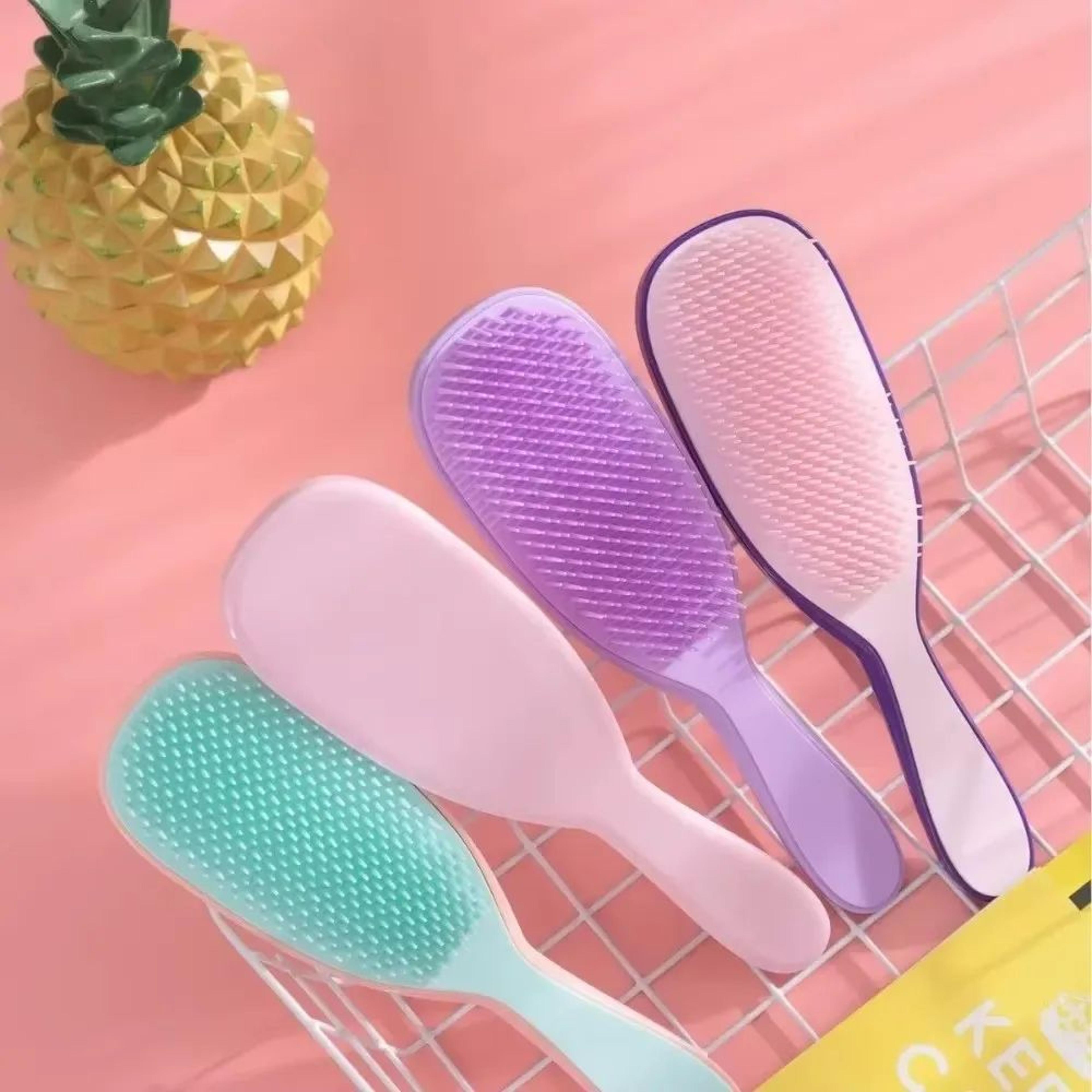 AntiStatic Detangling Hair Brush Comb Wet  Dry Scalp Massage Styling Tool Portable Barber Comb For  1