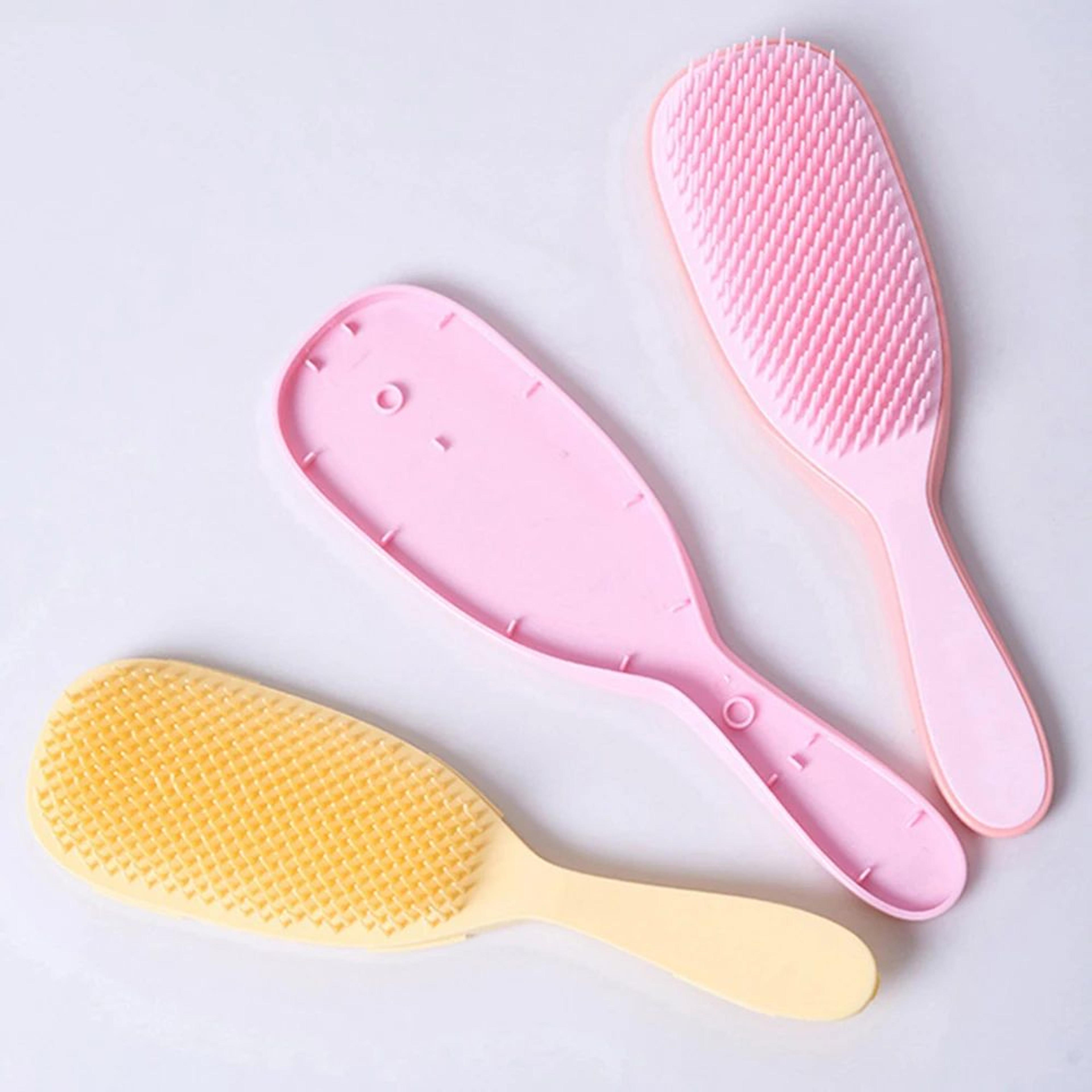 AntiStatic Detangling Hair Brush Comb Wet  Dry Scalp Massage Styling Tool Portable Barber Comb For  3